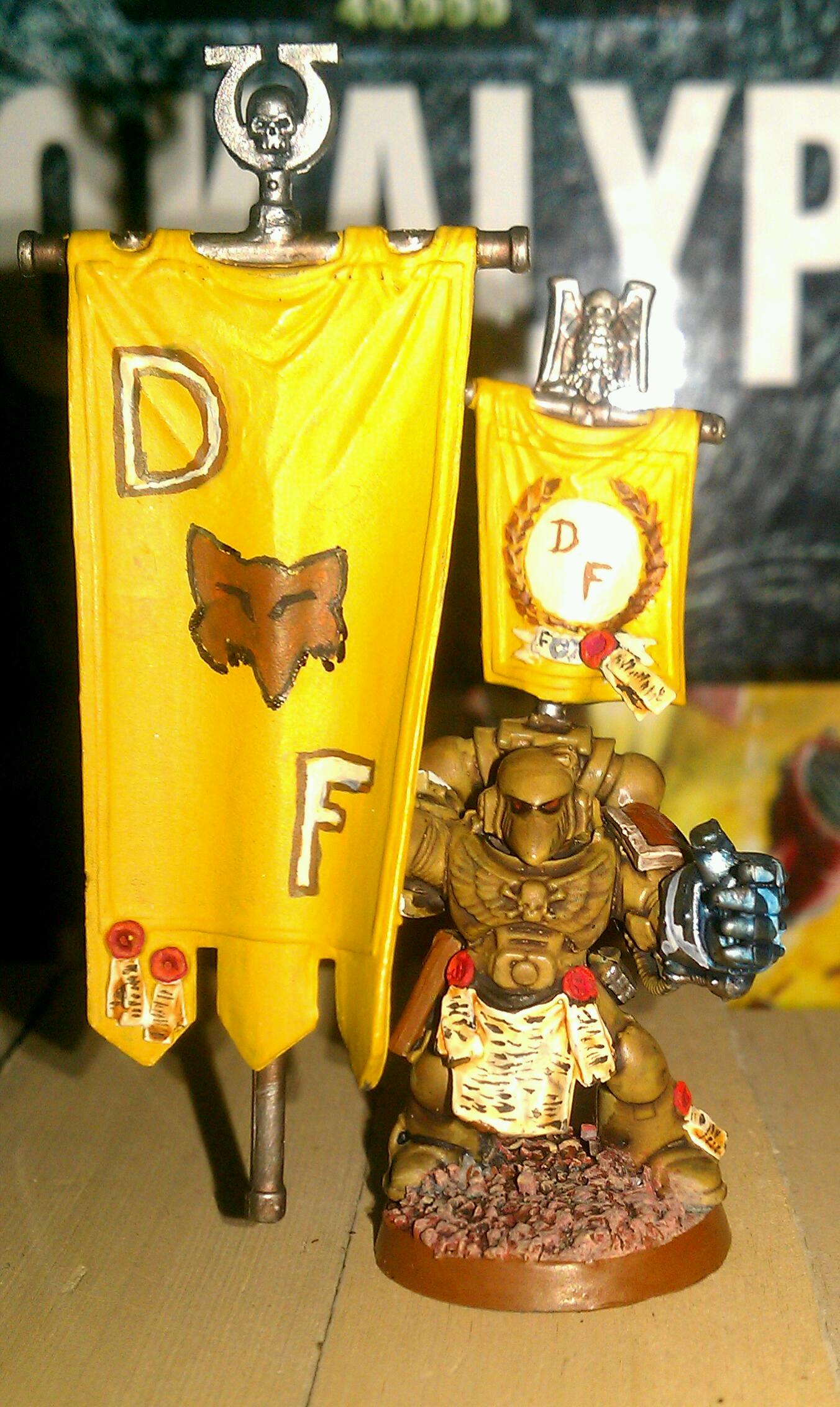Command Squad, Conversion, Custom, Desert, Space Marines, Warhammer 40,000