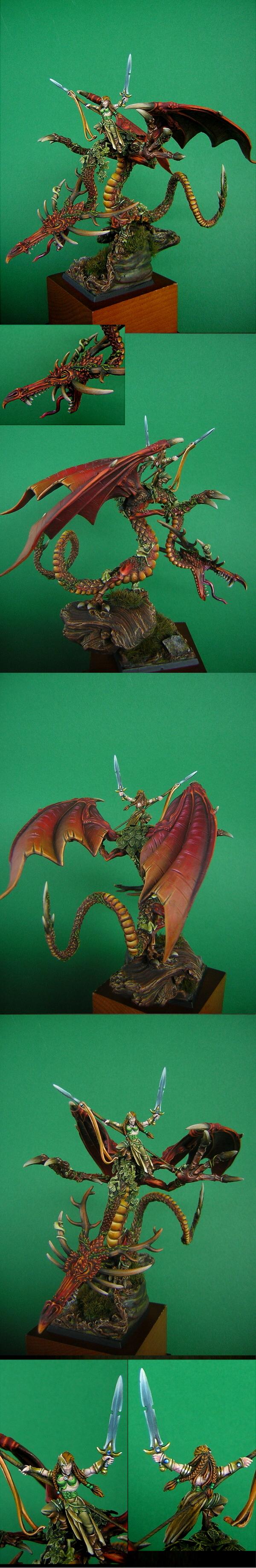 Dragon, Wood Elves, FAFNIR the Forrest Dragon