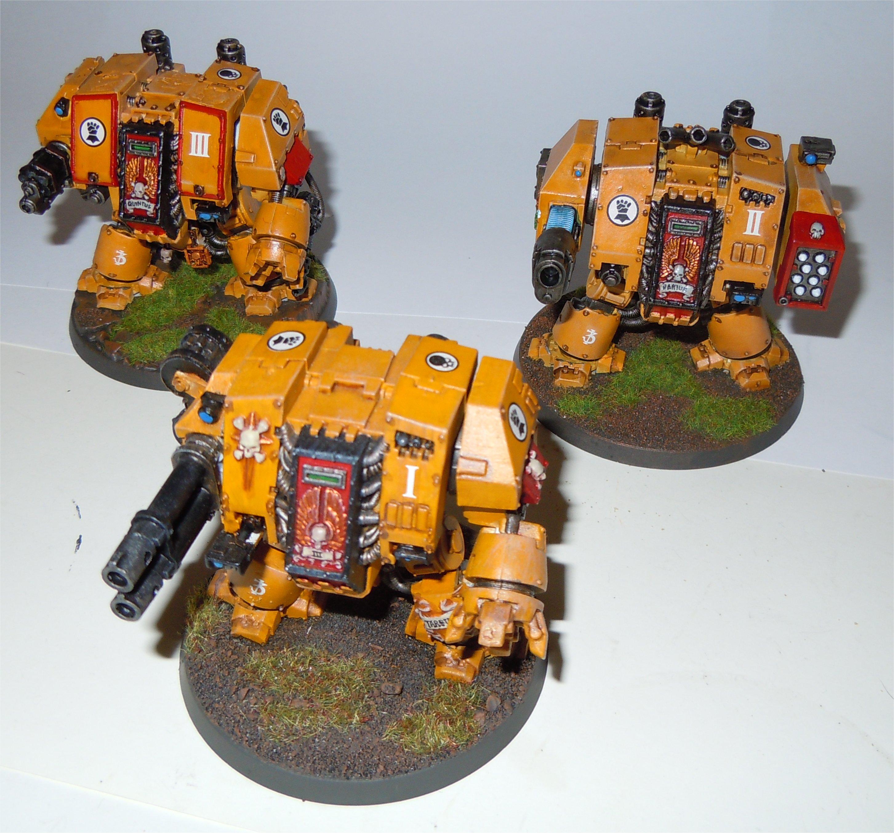 Dreadnought, Imperial Fists, Space Marines