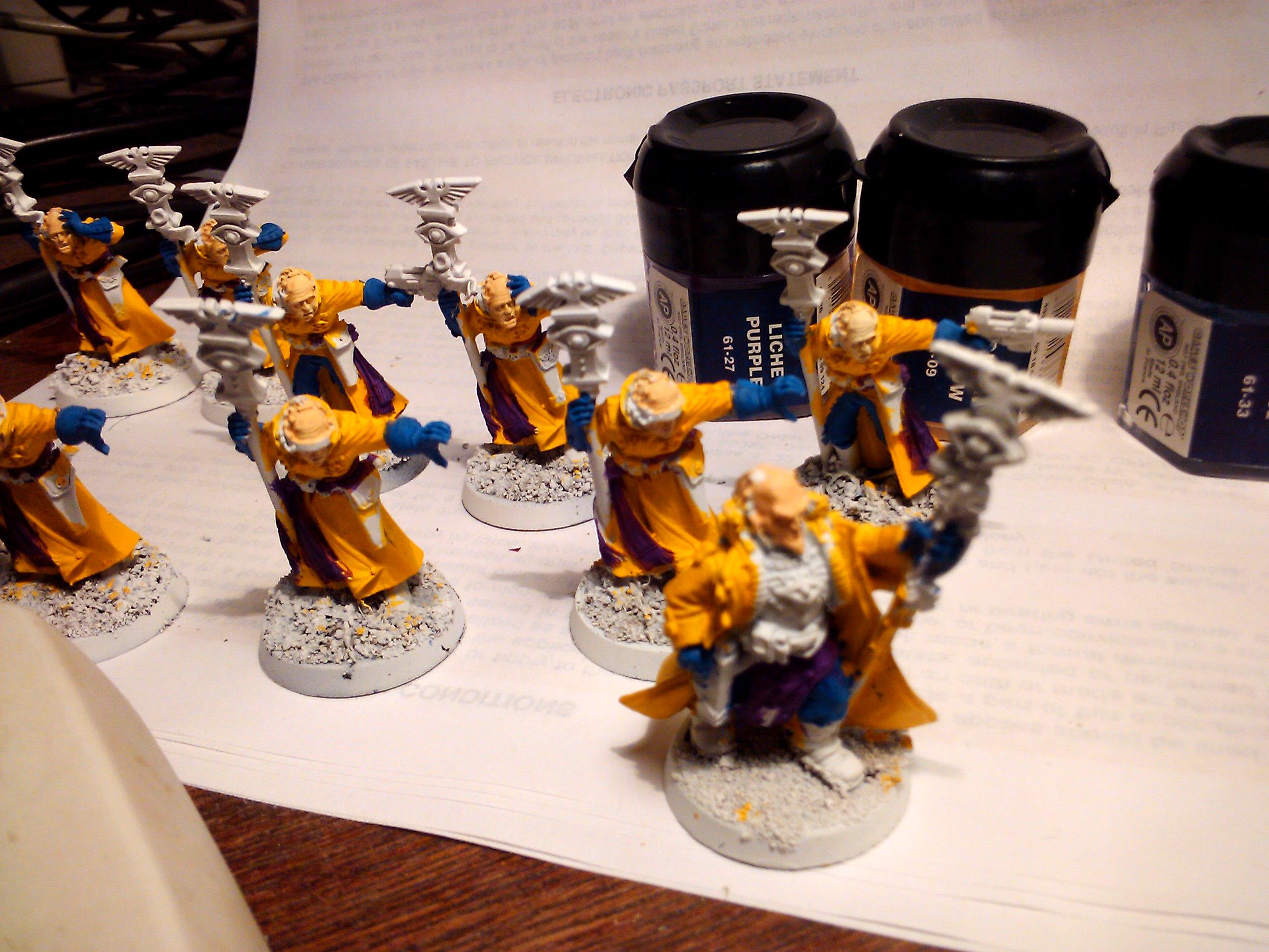 Conversion, Imperial Guard, Mordian Iron Guard, Paint Scheme, Psykers, Warhammer 40,000