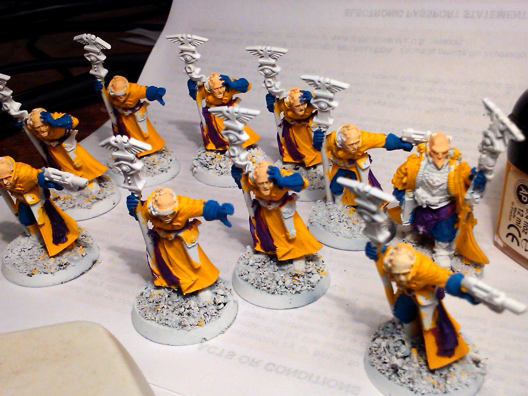 Conversion, Imperial Guard, Mordian Iron Guard, Paint Scheme, Psykers, Warhammer 40,000