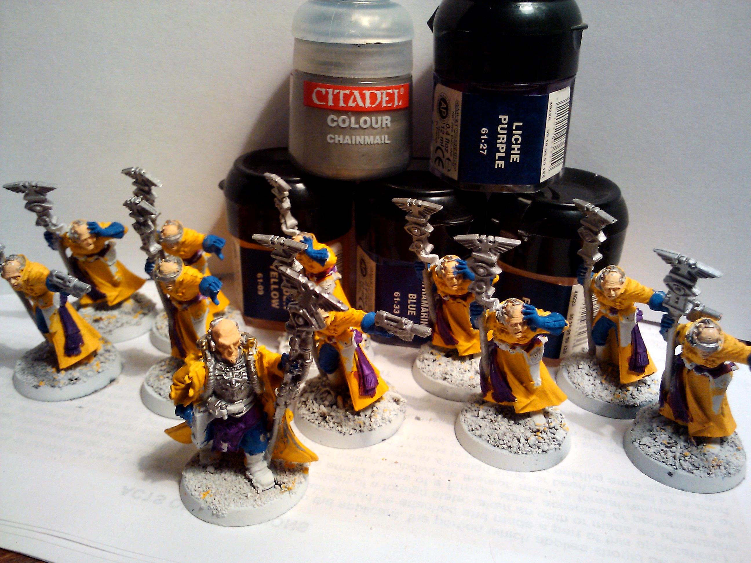 Conversion, Imperial Guard, Mordian Iron Guard, Paint Scheme, Psykers, Warhammer 40,000