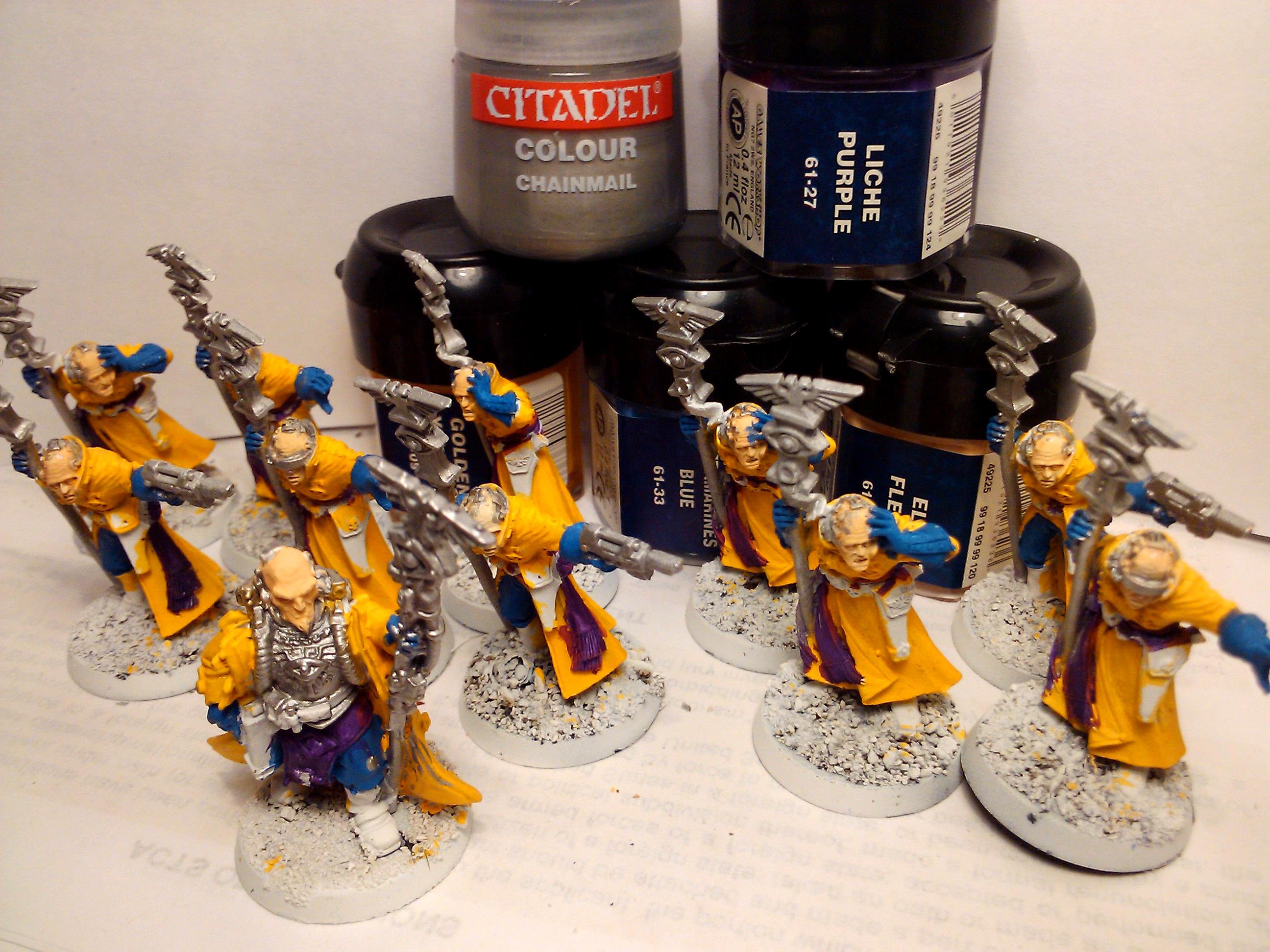Conversion, Imperial Guard, Mordian Iron Guard, Paint Scheme, Psykers, Warhammer 40,000