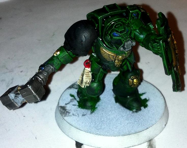 Painting, Salamander, Space Marines, Terminator Armor