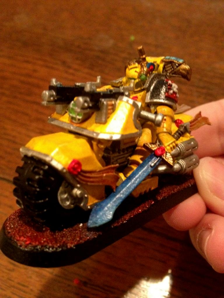 Bike, Captain, Characters, Imperial Fists, Librarian, Space Marines
