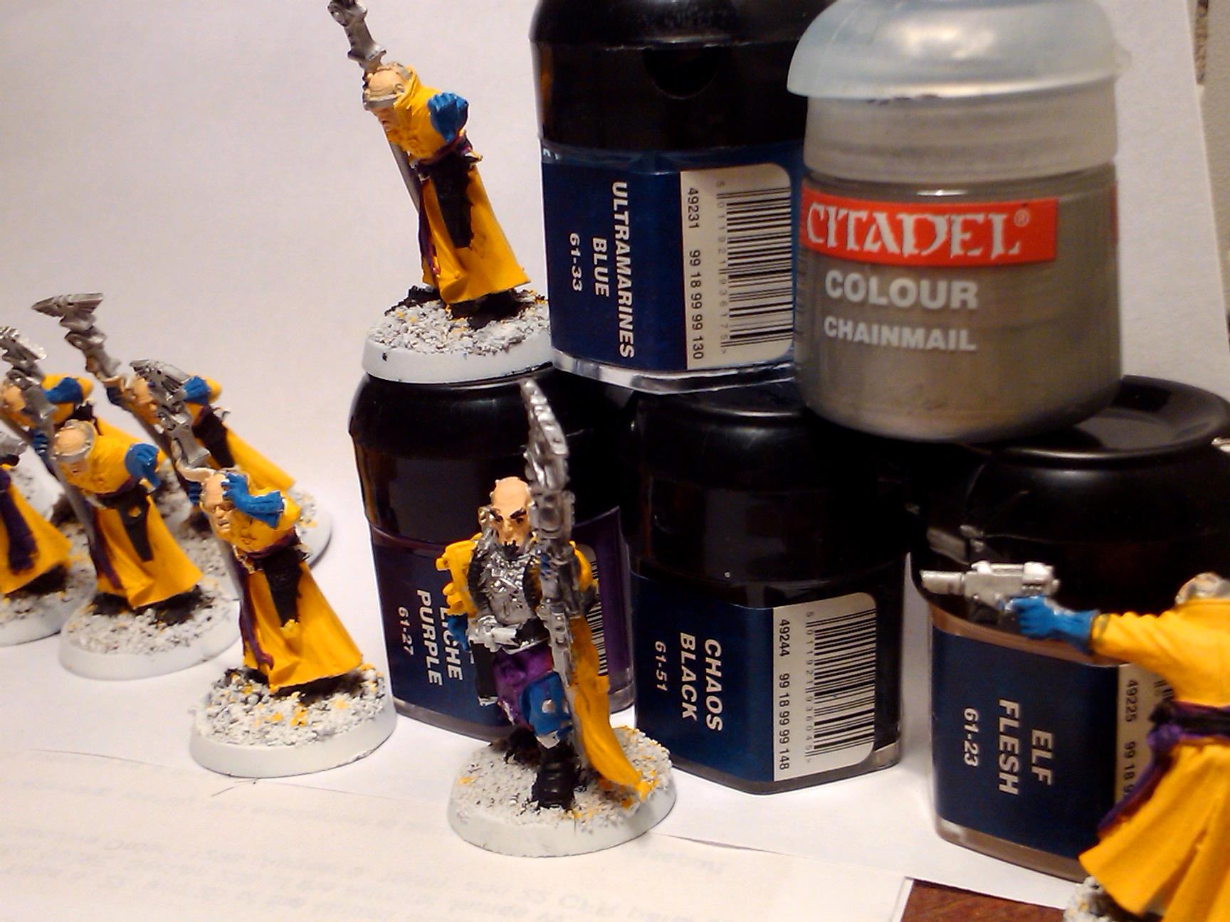 Conversion, Imperial Guard, Mordian Iron Guard, Paint Scheme, Psykers, Warhammer 40,000
