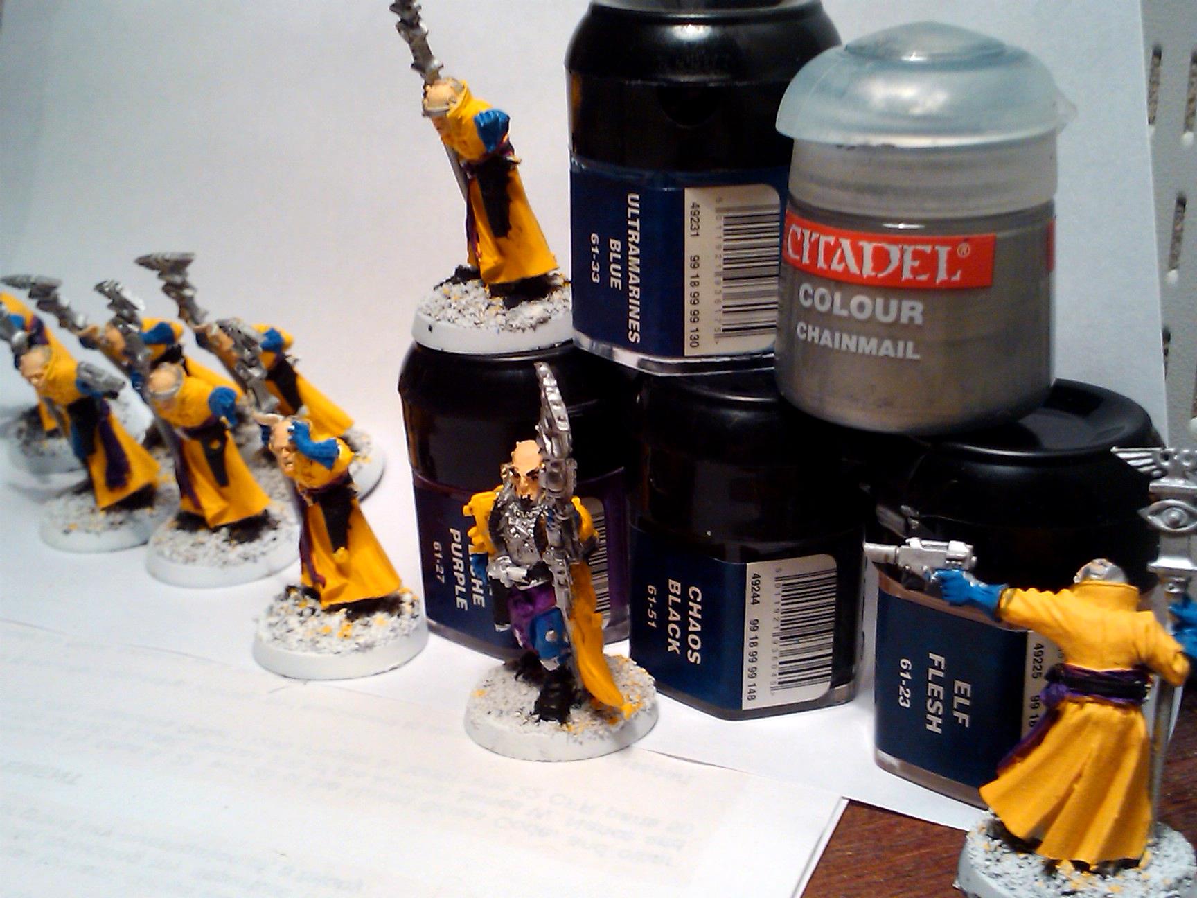 Conversion, Imperial Guard, Mordian Iron Guard, Paint Scheme, Psykers, Warhammer 40,000