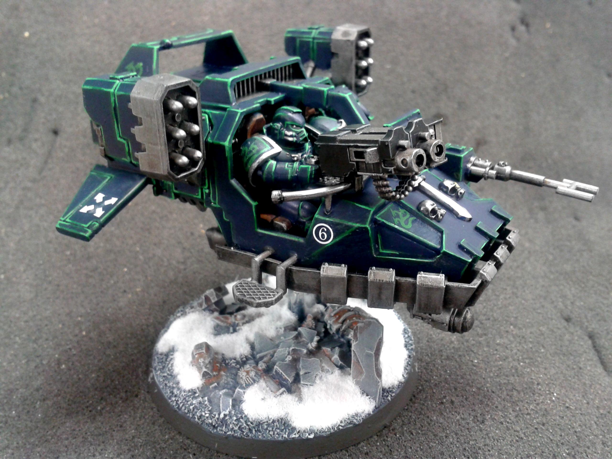 Land Speeder, Snow, Space Marines
