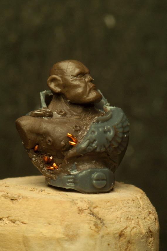Brownstuff, Deatchwatch, Minotaurus, Sculpting, Space Marines