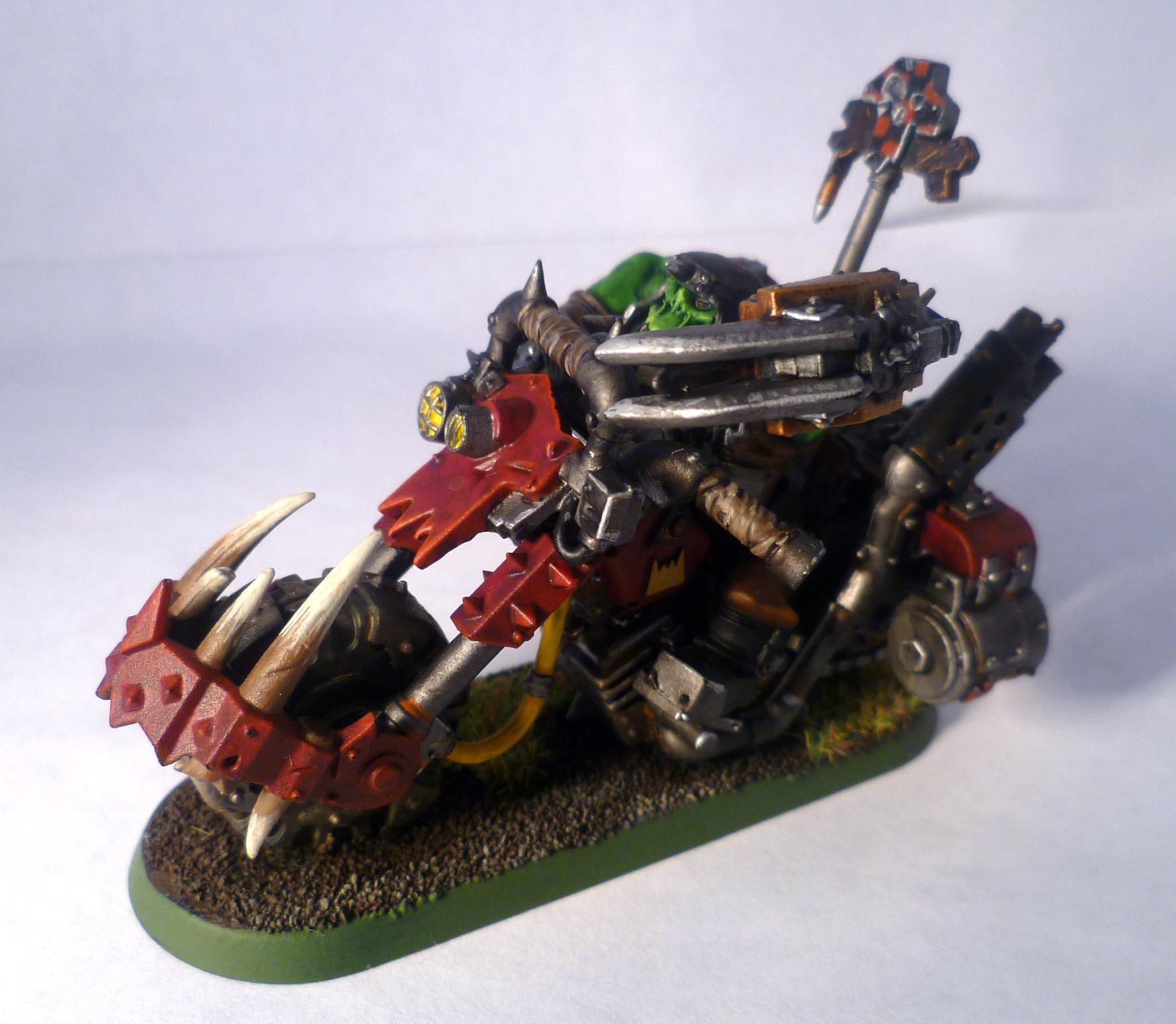 Nob, Orks, Warbiker, Nob warbiker