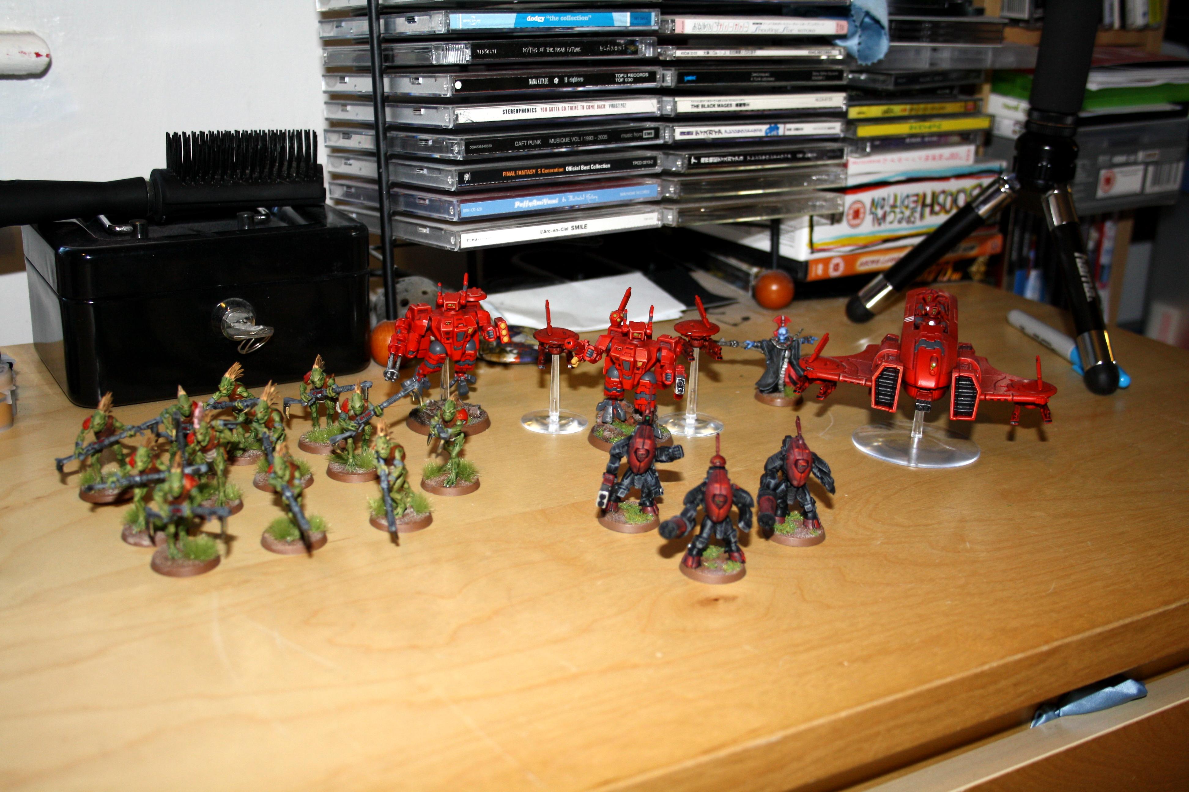 Army, Tau, Currently Painted Tau Army