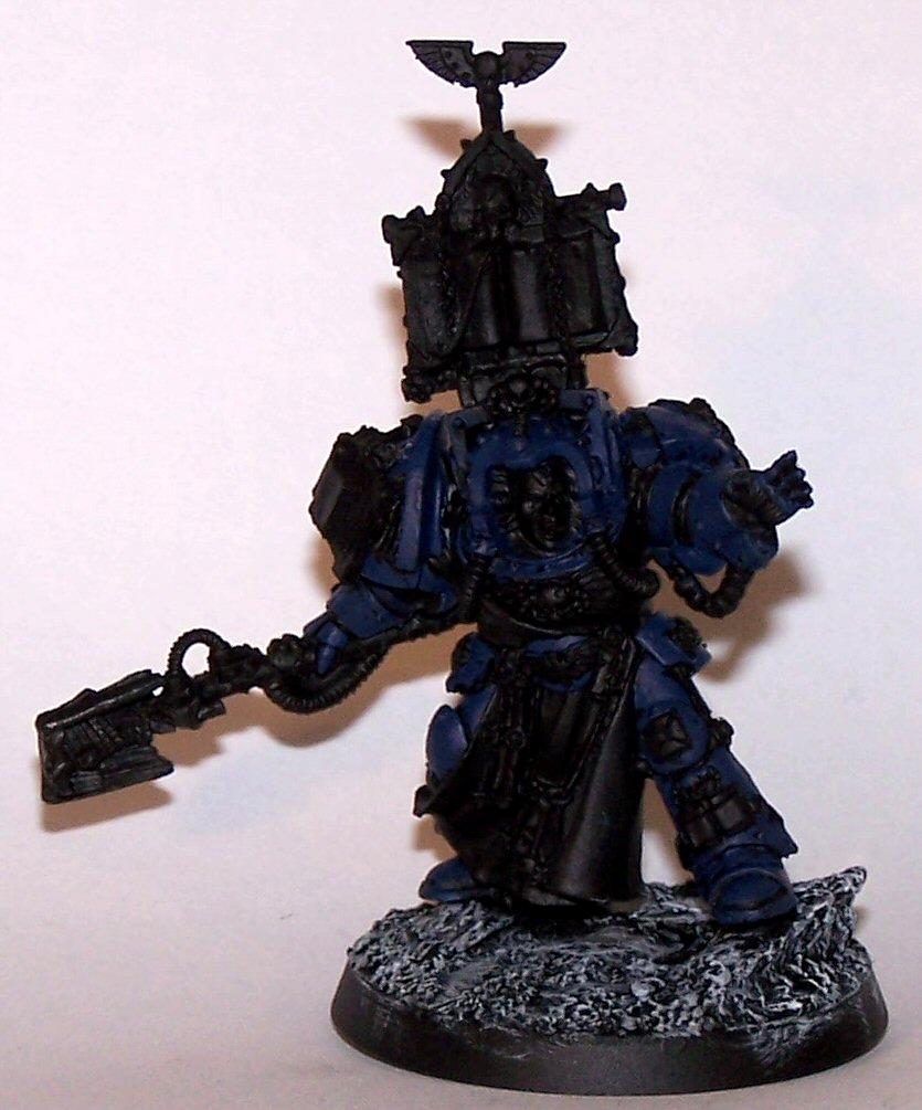 Emperor's Eagles, Fine Cast, Resin, Space Marines, Terminator Armor, Terminator Librarian, Urban Base, Warhammer 40,000, Work In Progress
