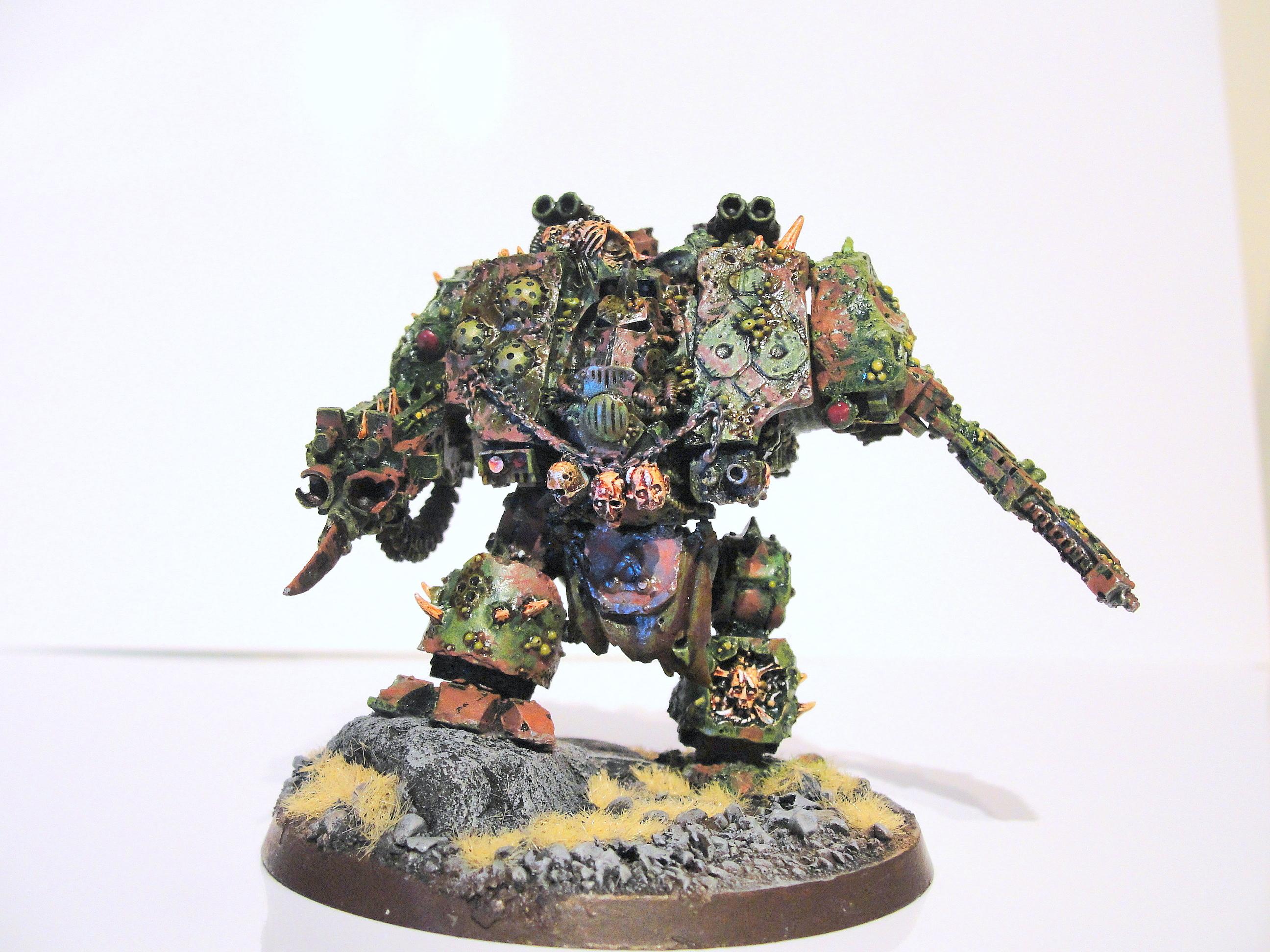 Chaos, Chaos Space Marines, Dreadnought, Forge World, Nurgle, Nurgle Army, Nurgle Dreadnought, Sorcerer, Sorcerer Nurgle