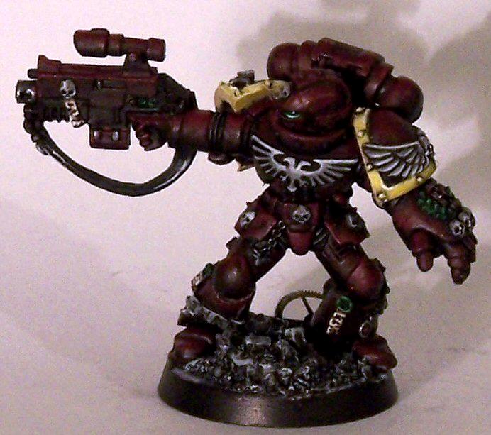 Emperor's Wings, Eye Lenses, Eyes, Lenses, Power Fist, Space Marines, Sternguard Veteran, Work In Progress