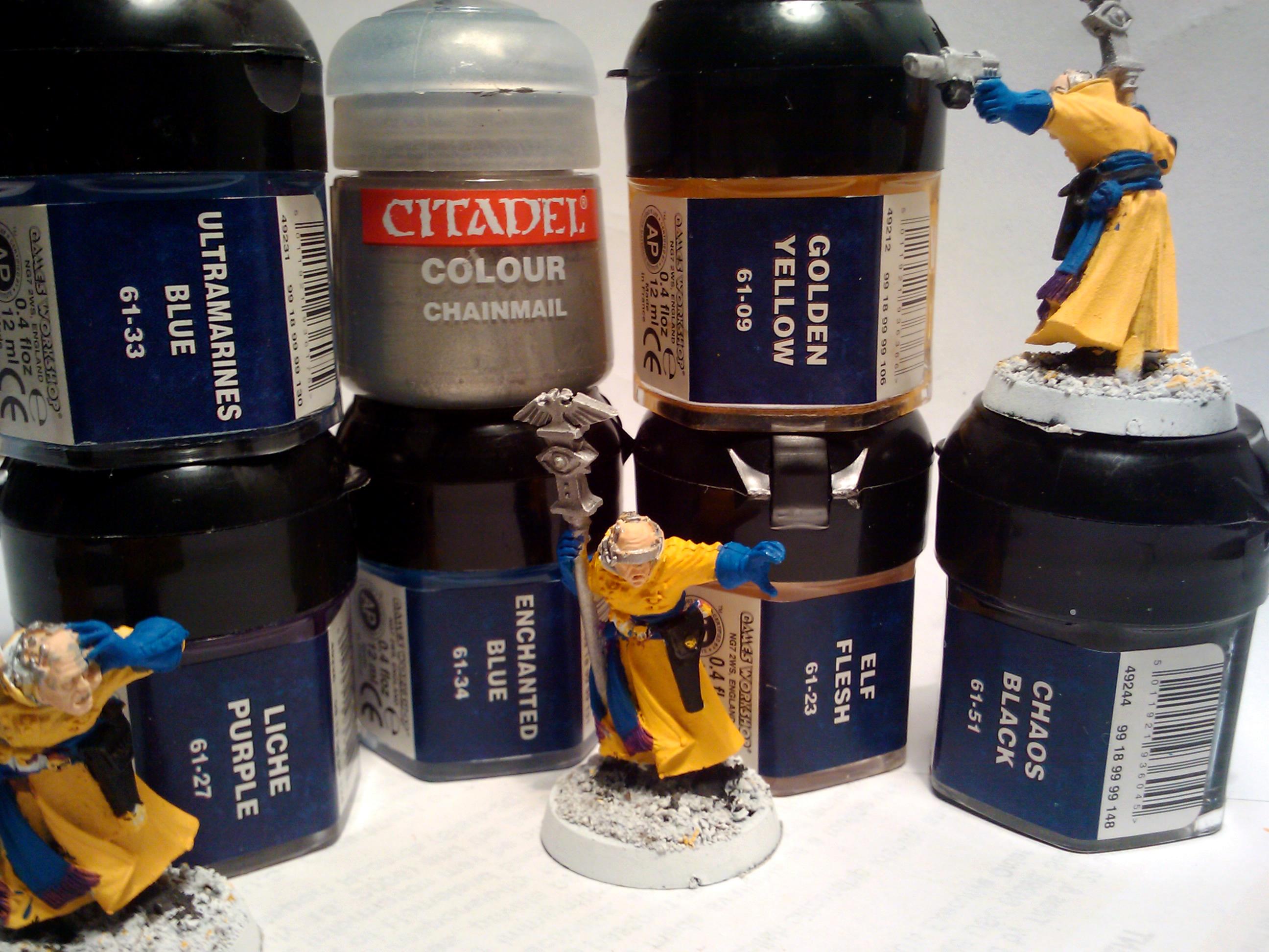 Conversion, Imperial Guard, Mordian Iron Guard, Paint Scheme, Psykers, Warhammer 40,000