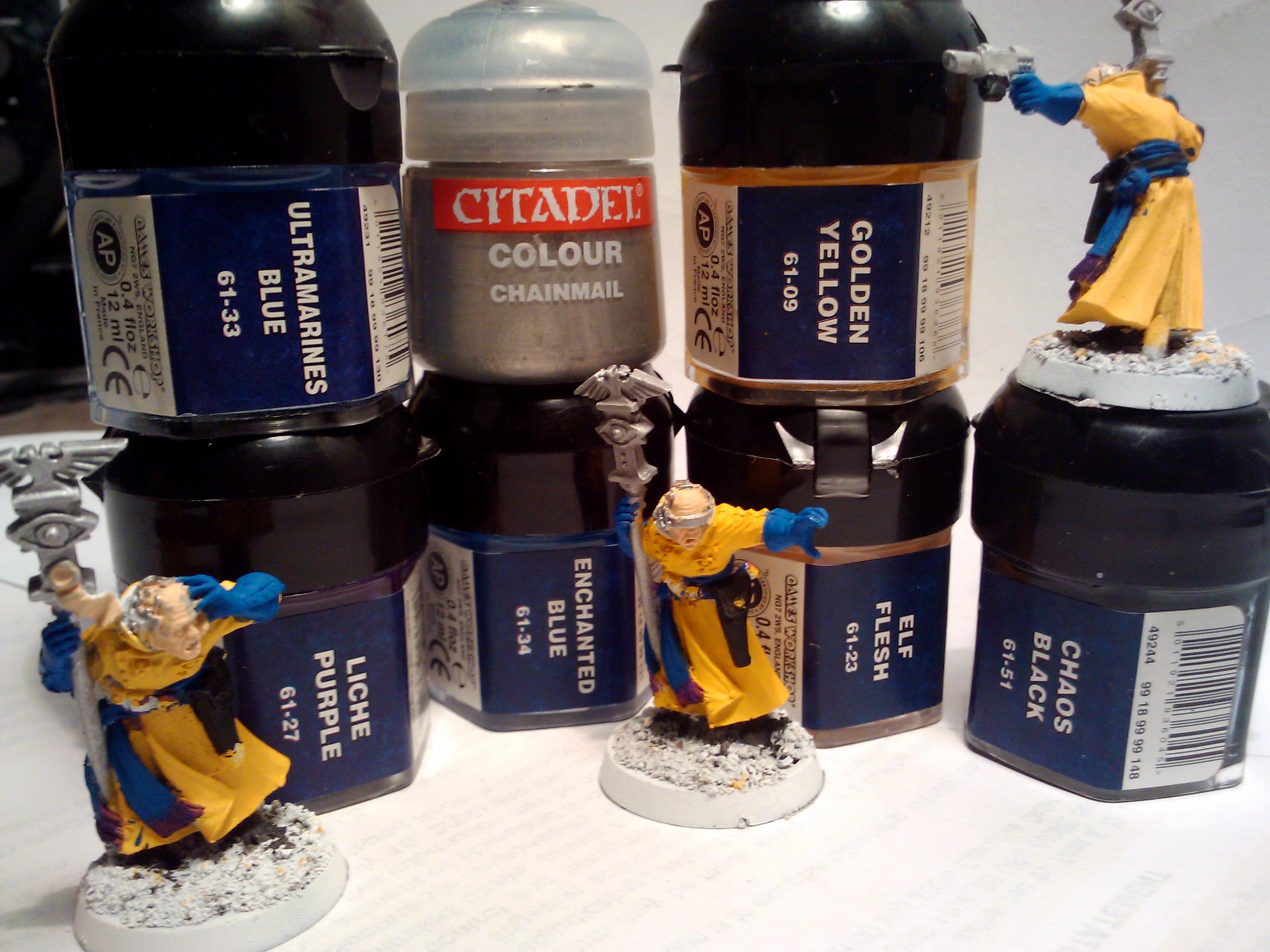 Conversion, Imperial Guard, Mordian Iron Guard, Paint Scheme, Psykers, Warhammer 40,000