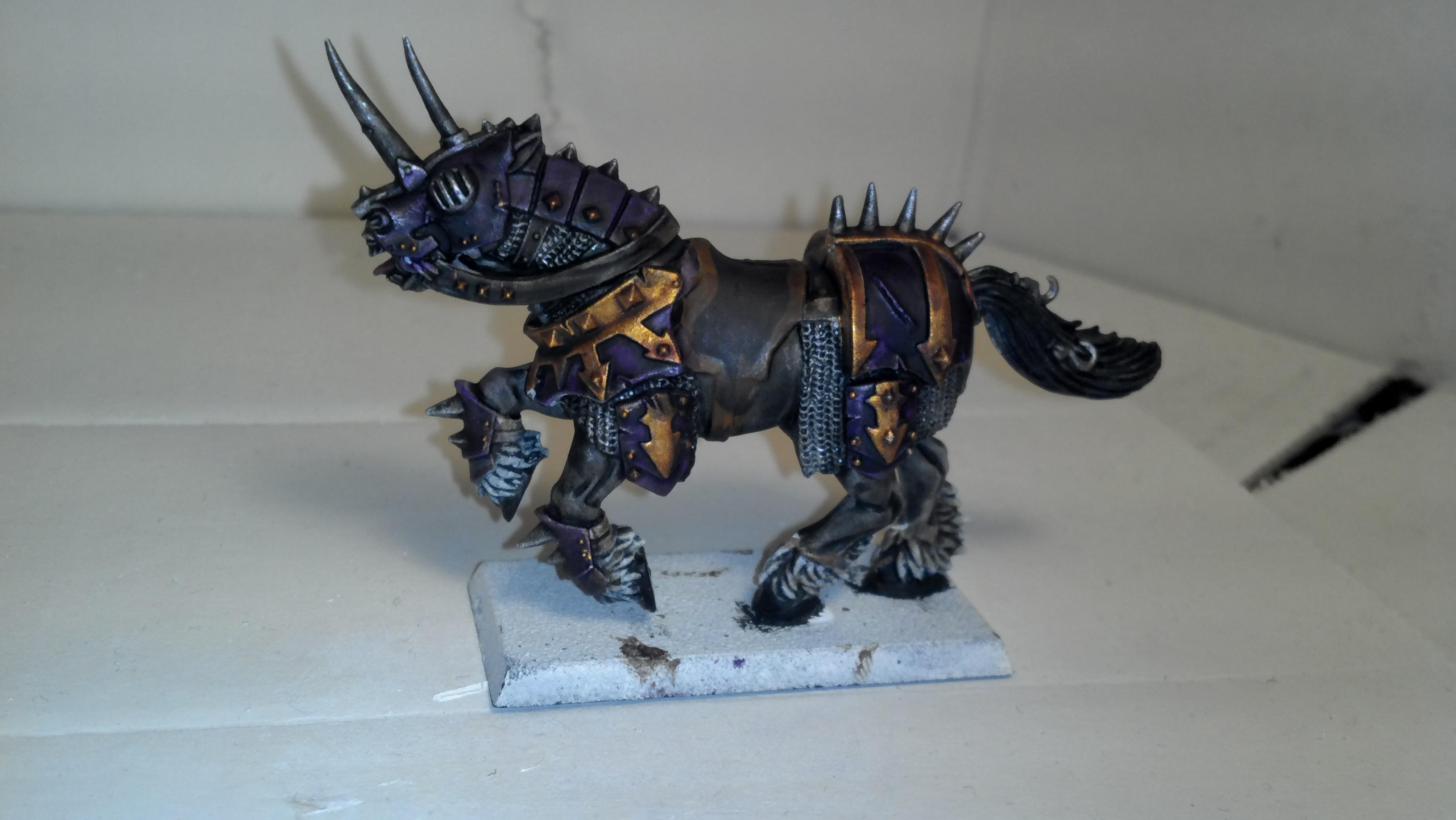 Chaos Knight, Horse Armour, Mount, Warhorse
