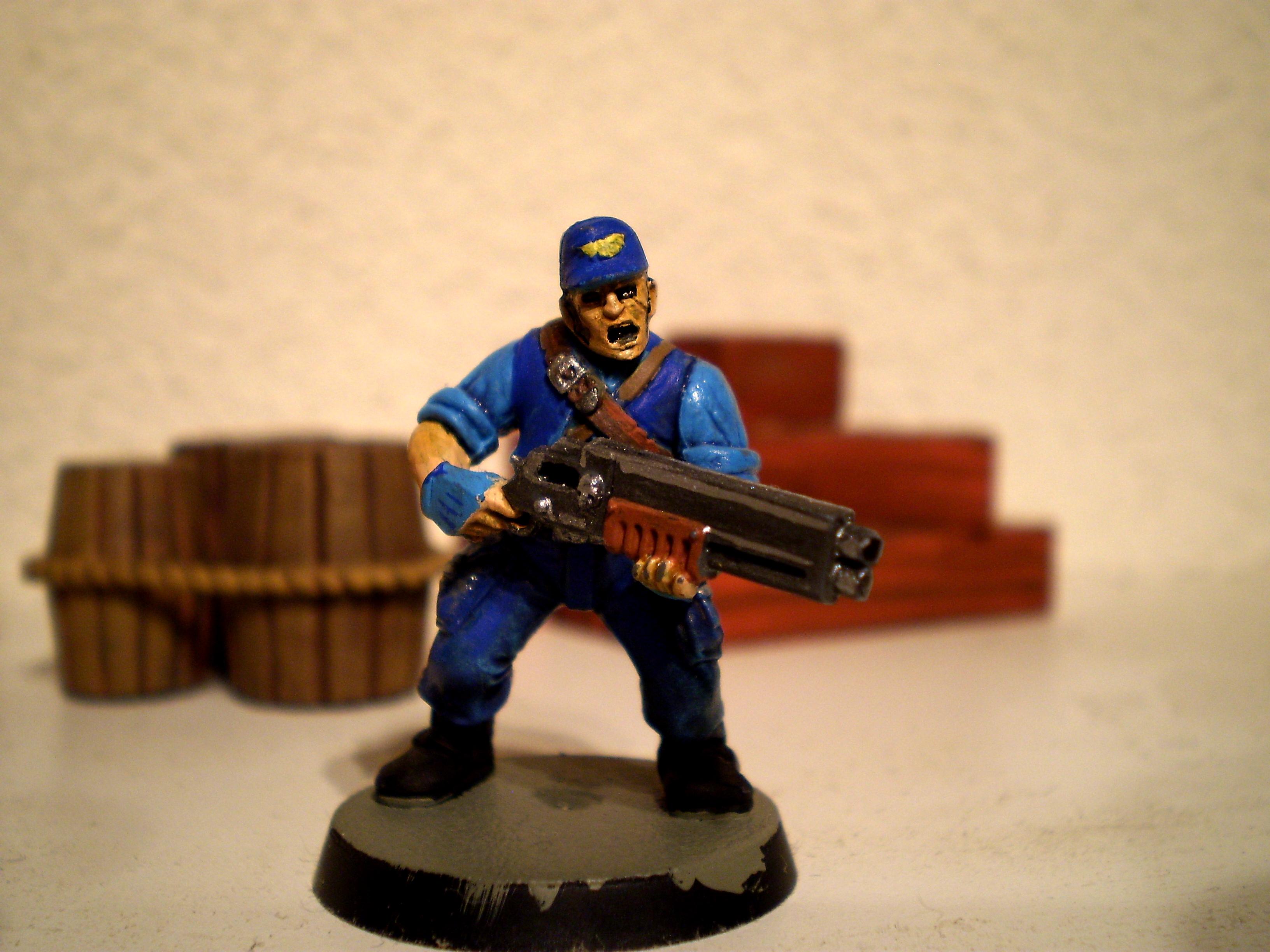 Cardboard, Conversion, Ganger, Madness, Necromunda, Necromunda. Apocalypse, Necropocalypse, Plastic, Weirdness