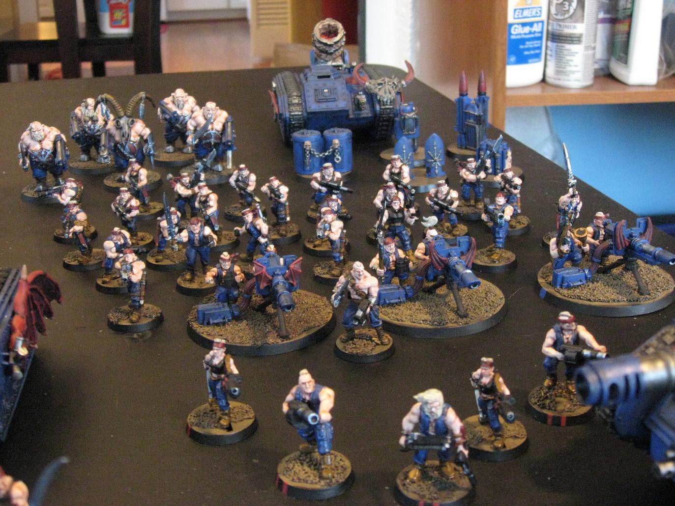 Imperial Guard, Infantry Squads, Ogryns, Platoon Command Squad, Sons Of The Night, Traitor Guard, Warhammer 40,000