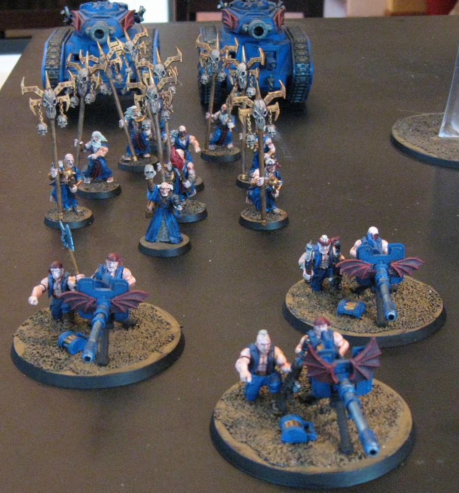 Autocannons, Heavy Weapons Teams, Imperial Guard, Psyker Battle Squad, Sons Of The Night, Traitor Guard, Warhammer 40,000