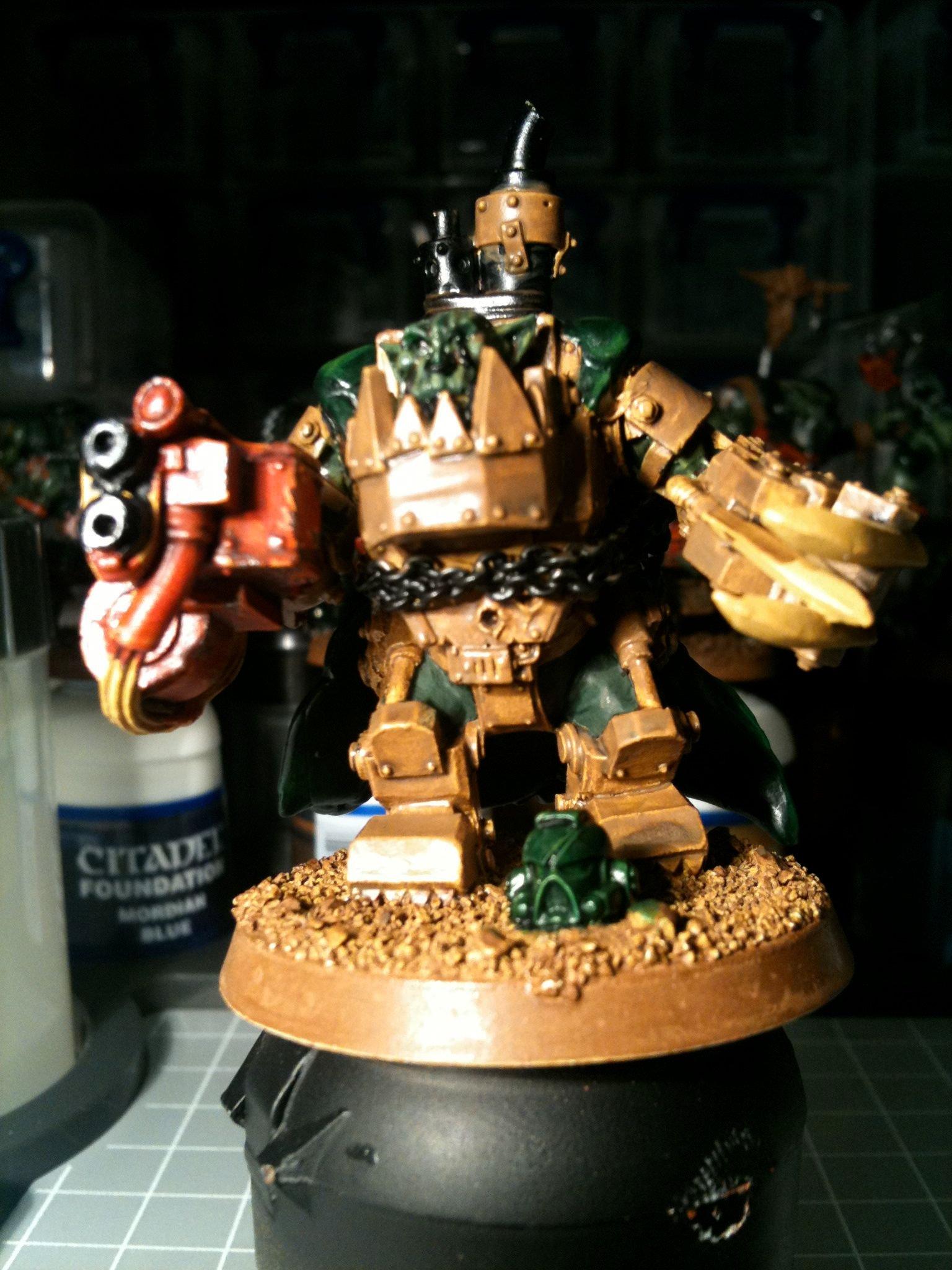 Da Dark Angelz, Meganob, Orks, Twin Linked Shoota, Work In Progress