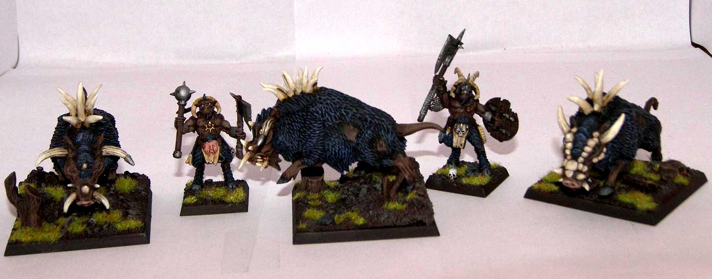 Beastmen, Boar, Razorgor, Warhammer Fantasy