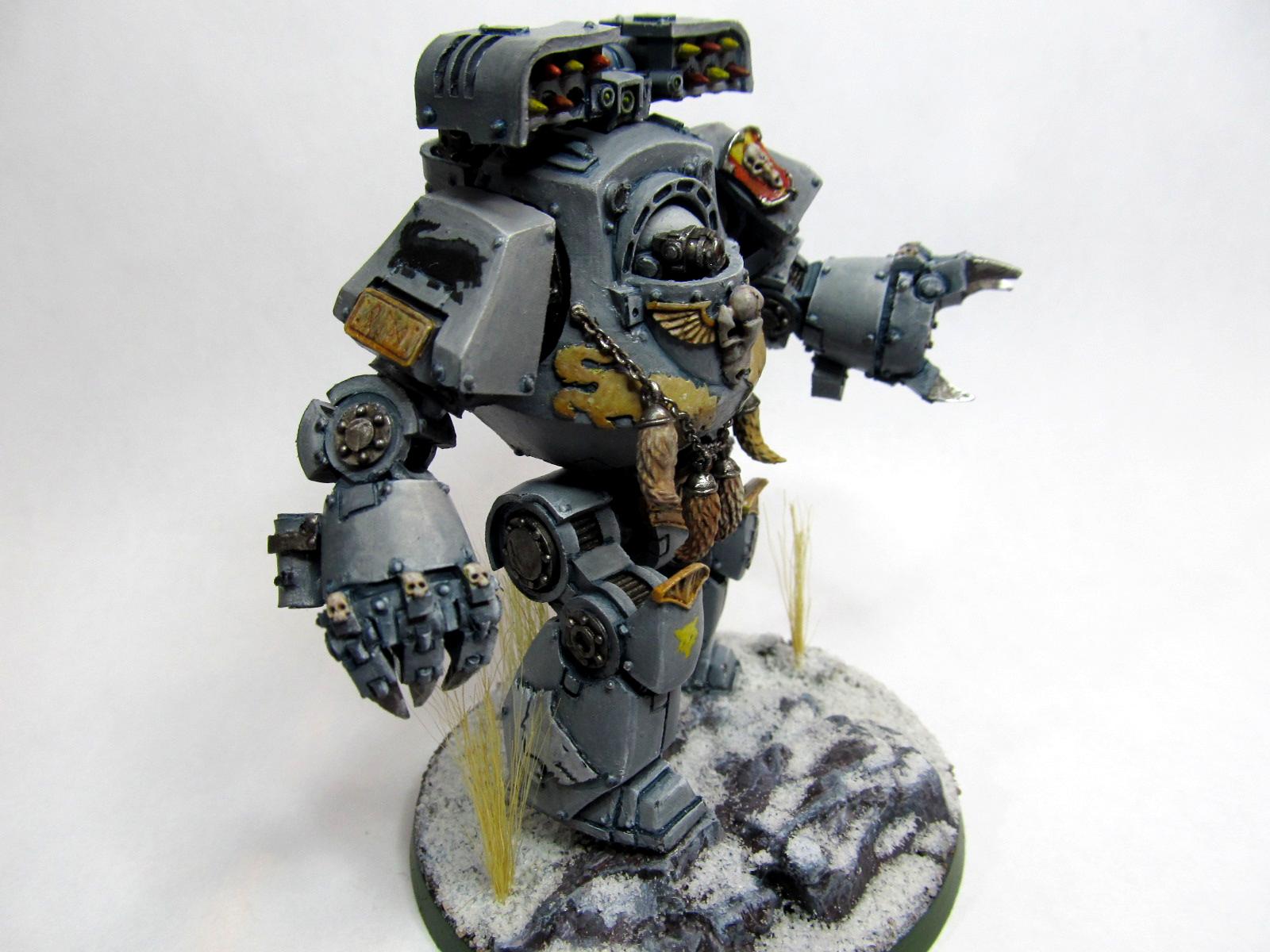 Contemptor, Dreadnought, Lighting, Space Wolves