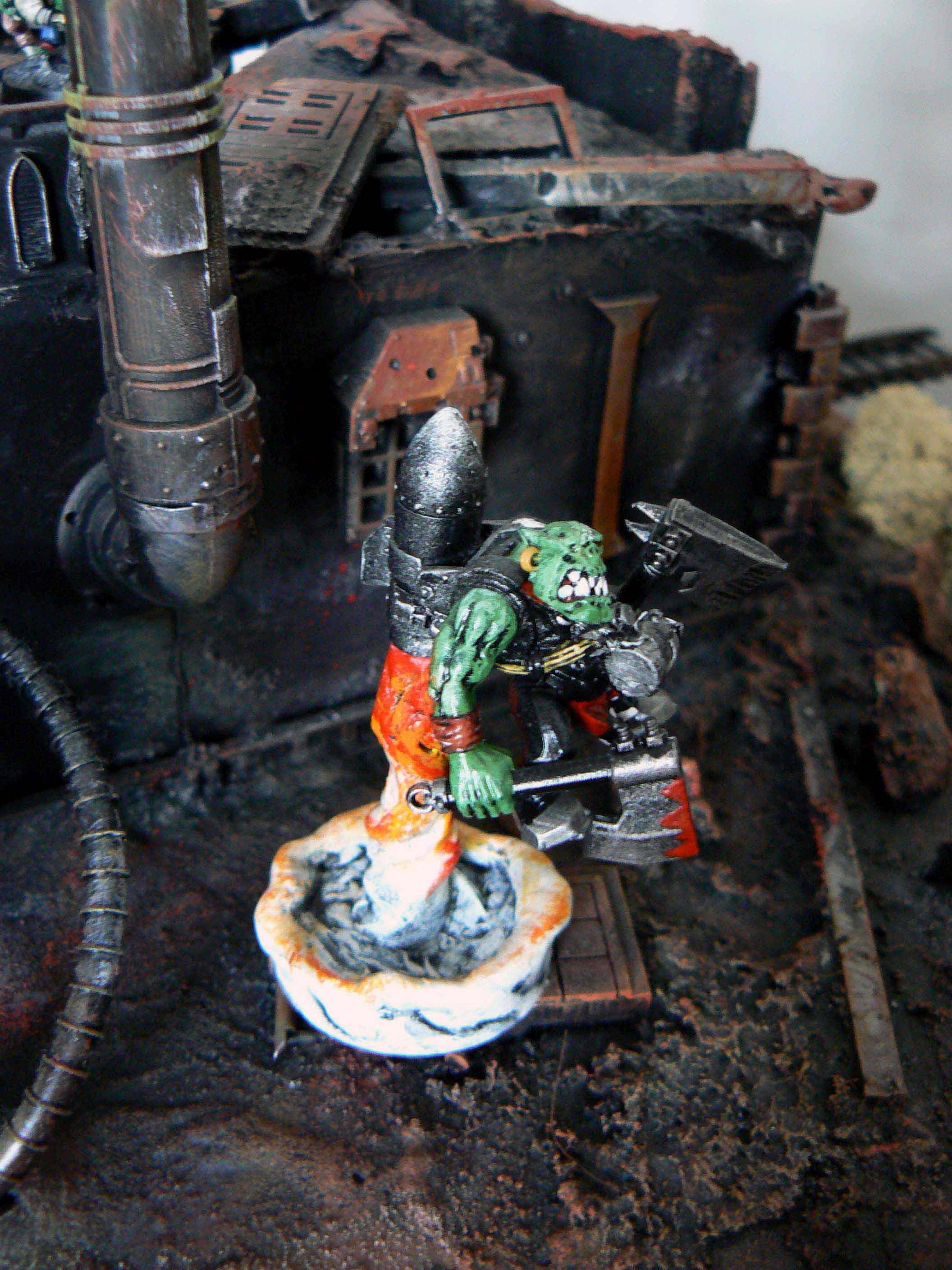 Fire Effect, Ork Stormboyz, Orks