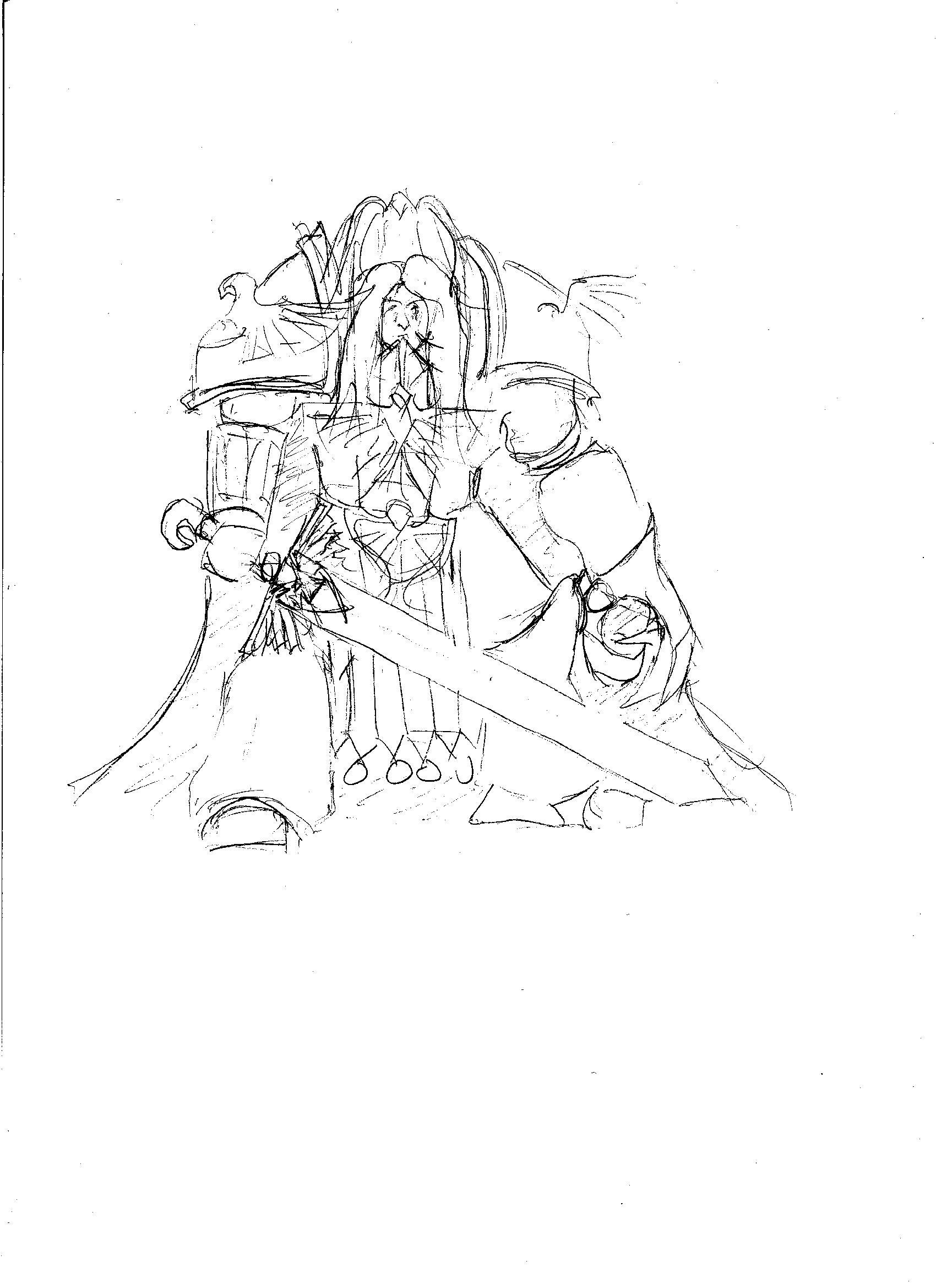 God Emperor, sketch 2