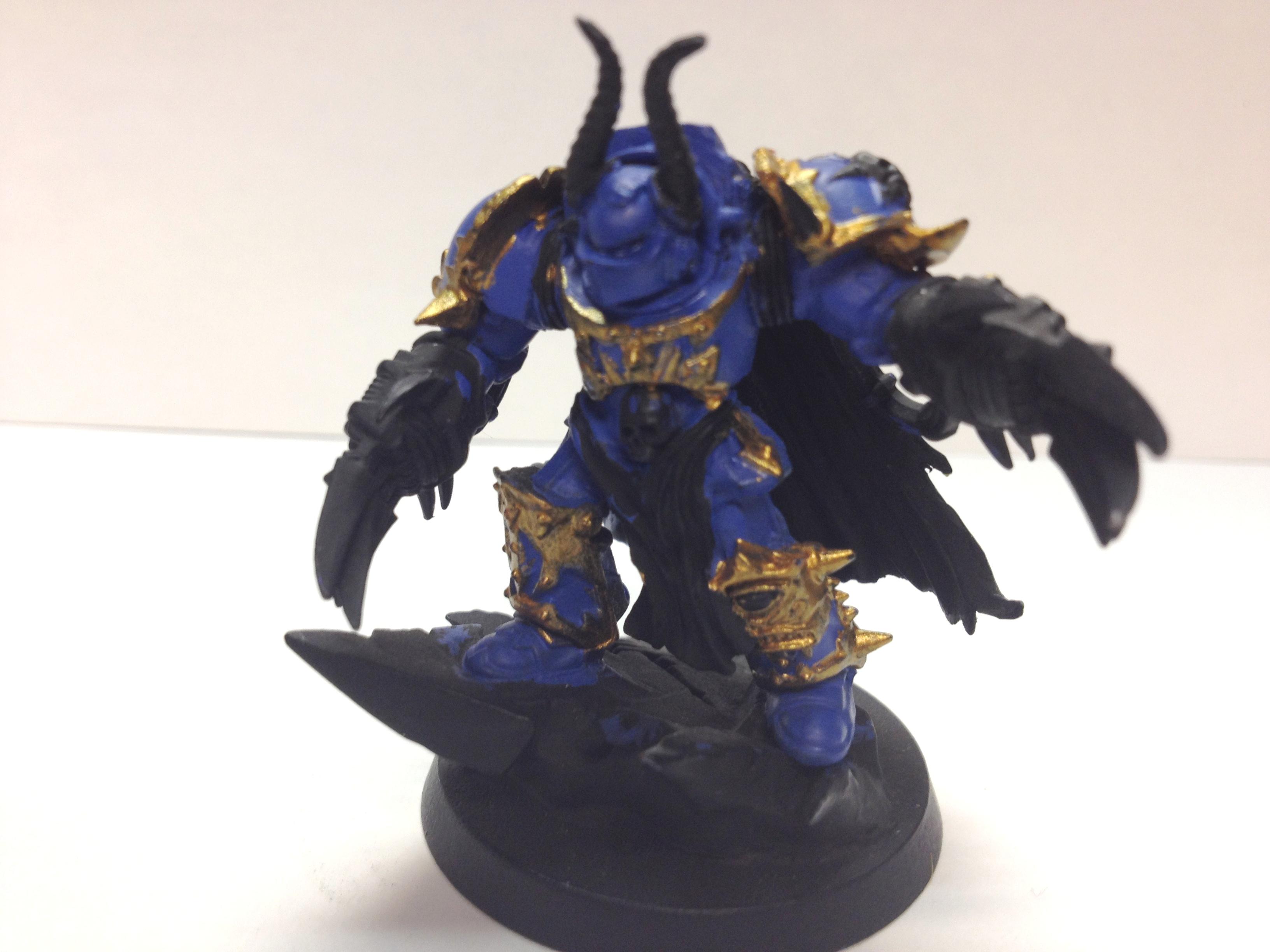 Chaos, Conversion, Greenstuff, Lord, Space Marines, Thousand Sons, Warhammer 40,000, Work In Progress