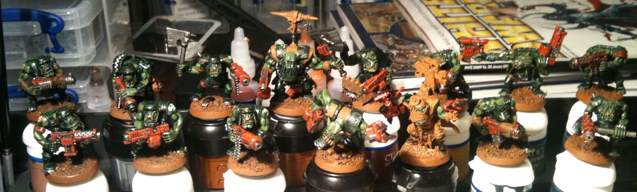 Da Dark Angelz, Orks, Shootas, Work In Progress