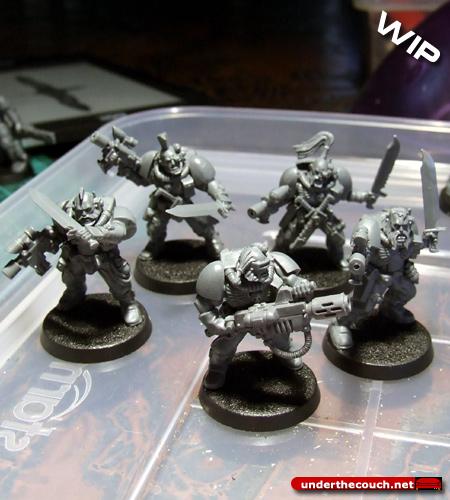 Scouts, Iron Wolves Scouts WIP