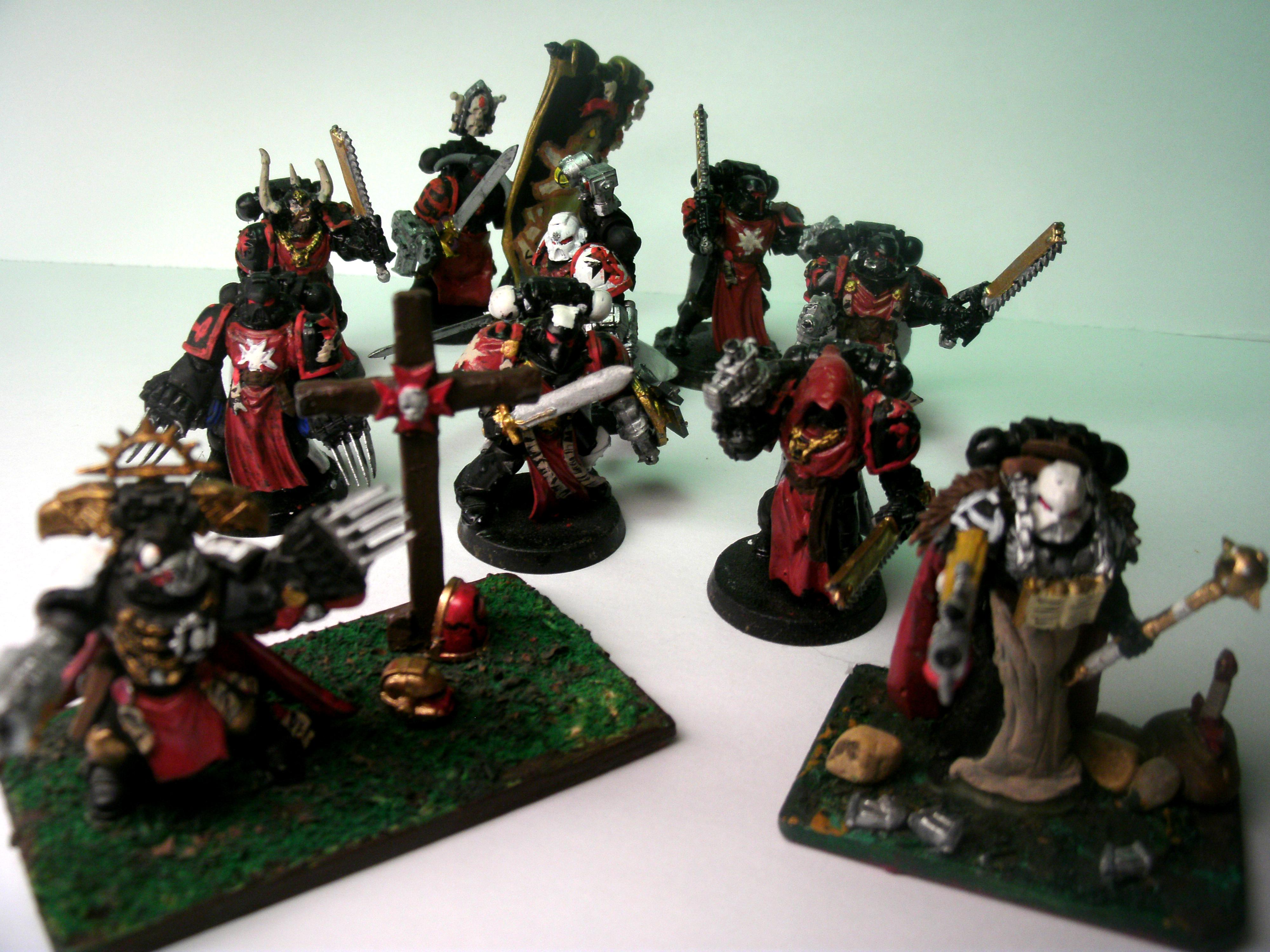 Black Templars, Chaplain, Command Squad, Marshal, Space Marines, Vengeance