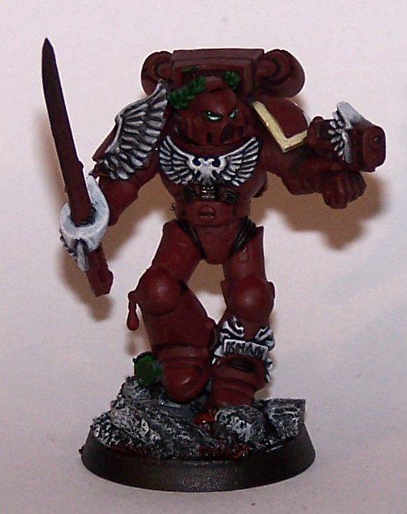 Asault Marine, Emperor's Wings, Emperor's Wings Chapter, Relic Blade, Space Marine. Sergeant, Work In Progress