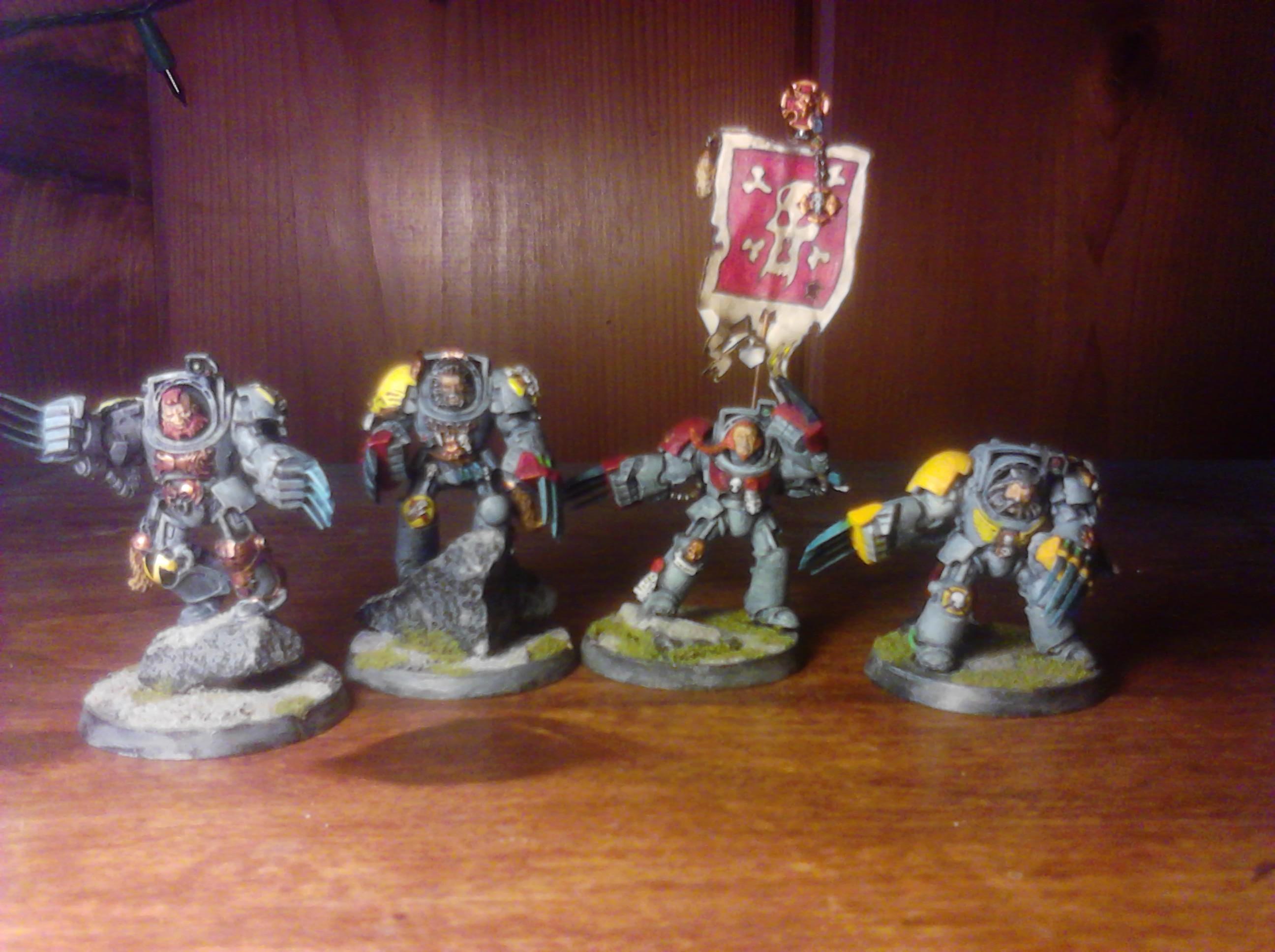 Wolf Guard in Terimantor Armor with Wolf Claws