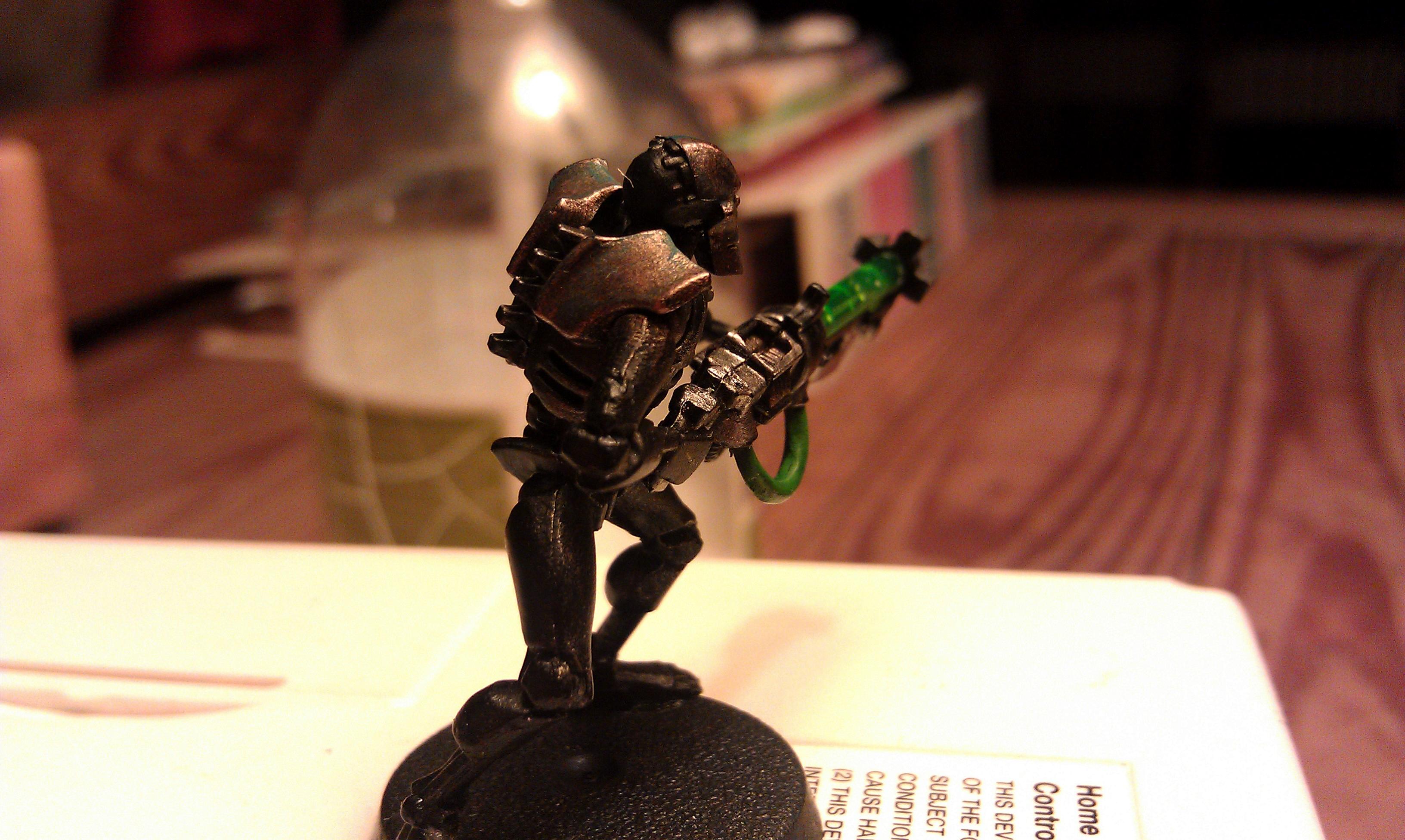 Necrons, Necron warrior - Nihilakh back