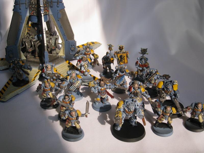 painted space wolves