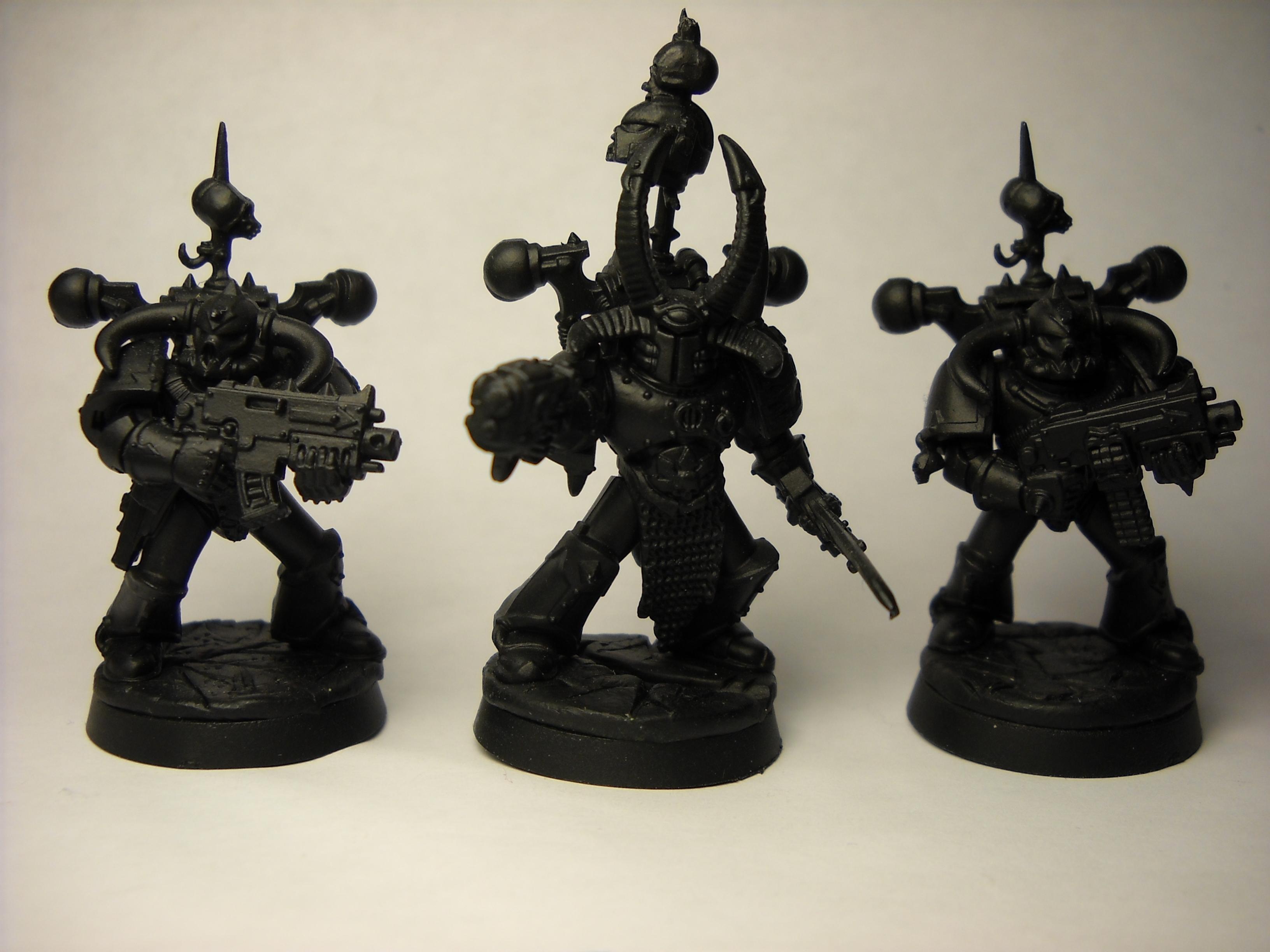 Chaos, Chaos Space Marines, Chaos Undivided, Primered