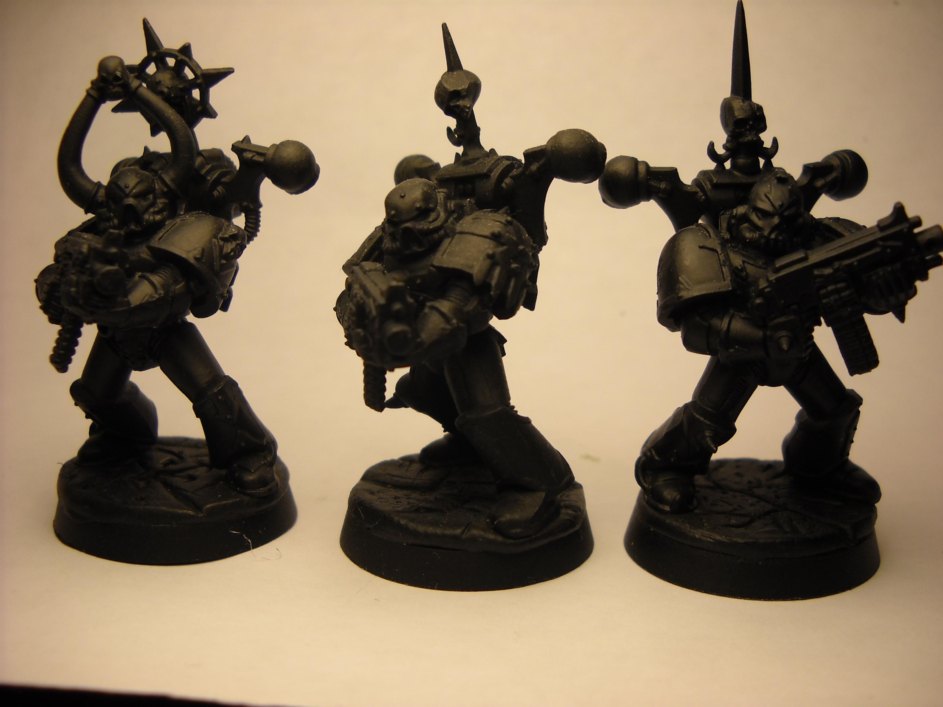Chaos, Chaos Space Marines, Chaos Undivided, Primered