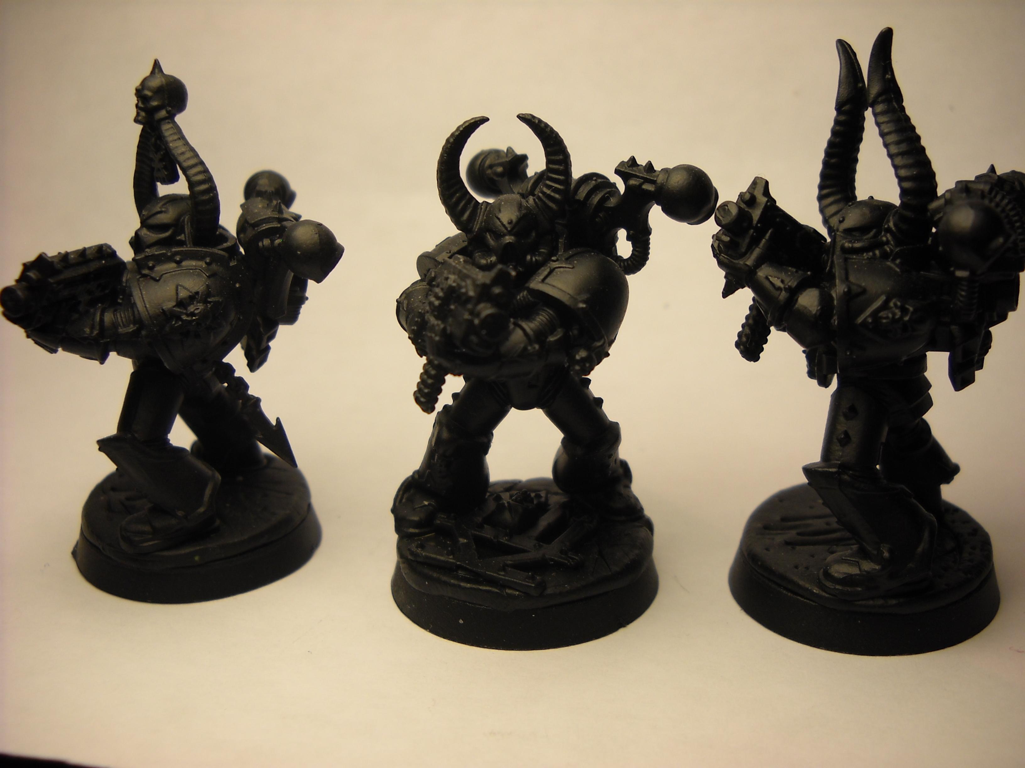 Chaos, Chaos Space Marines, Chaos Undivided, Primered