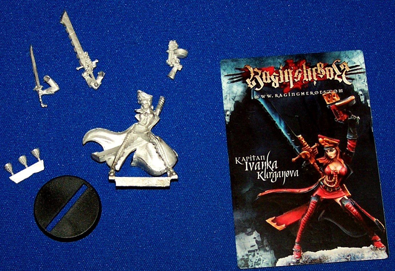 Commissar, Female Commissar, Imperial Guard, Raging Heroes