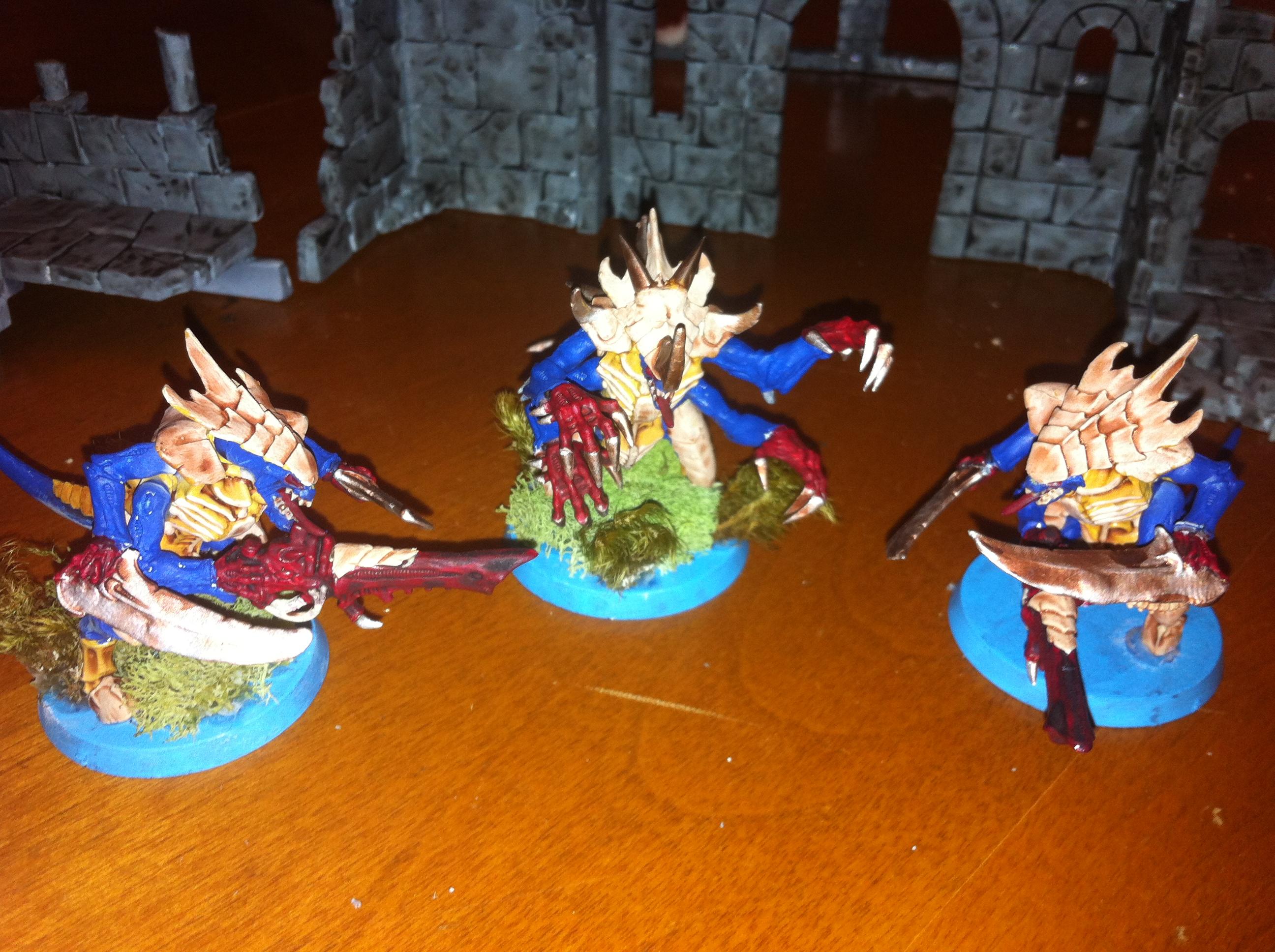 Alpha and 2 Warriors with custom Bone Sabers
