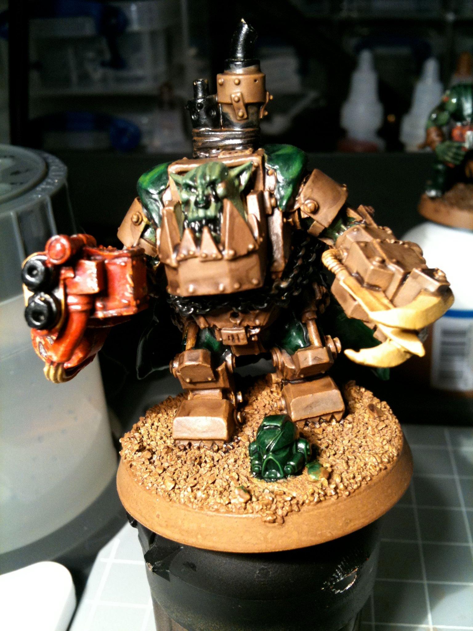 Da Ork Angelz, Meganob, Orks, Twin Linked Shoota, Work In Progress