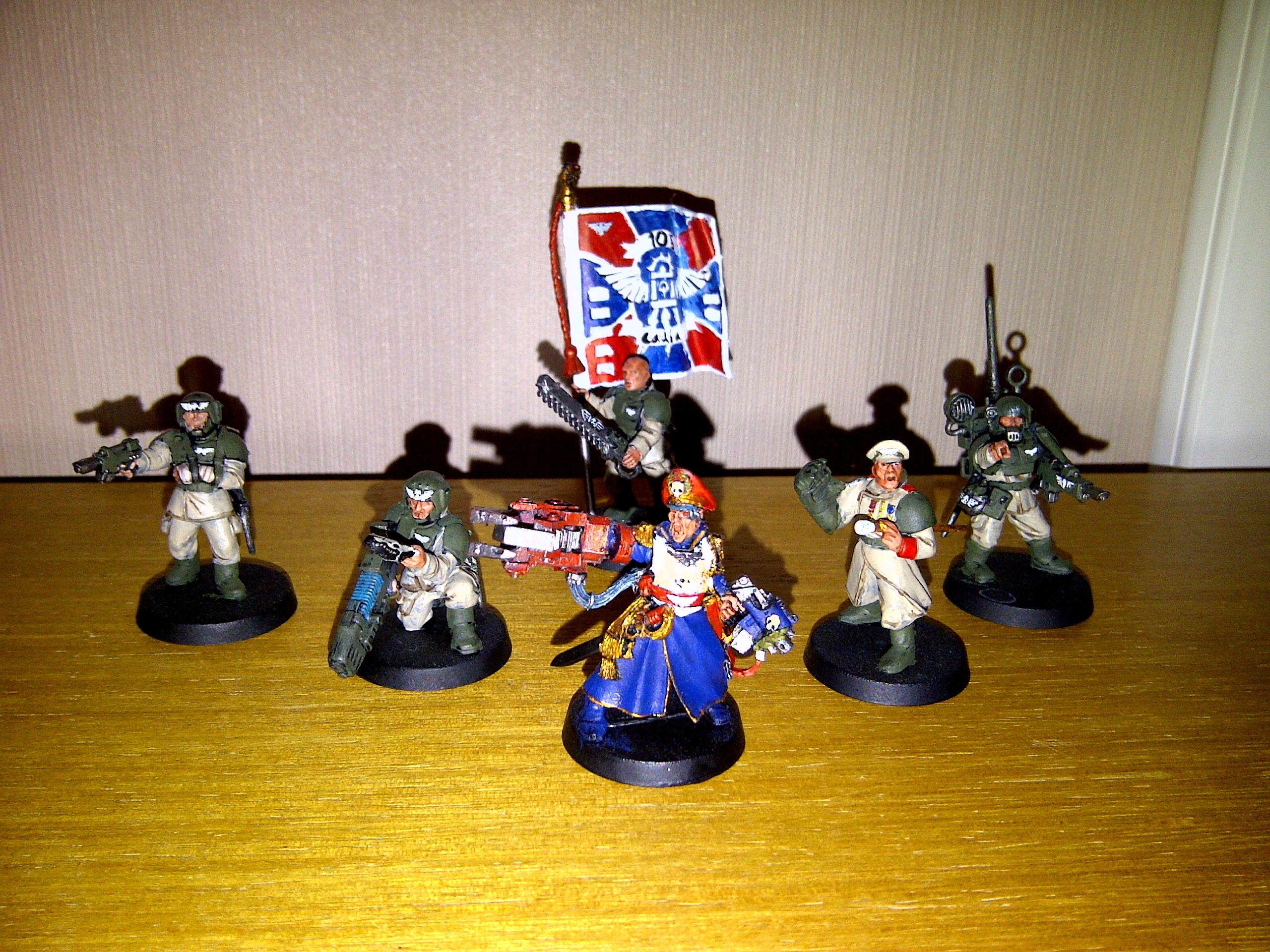 Cadian Commisar Yaric Company Command Squad, Imperial Guard