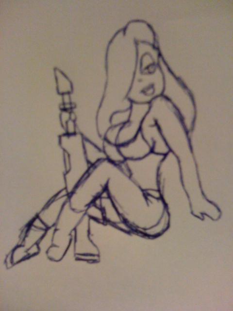 Valkyrie pinup design