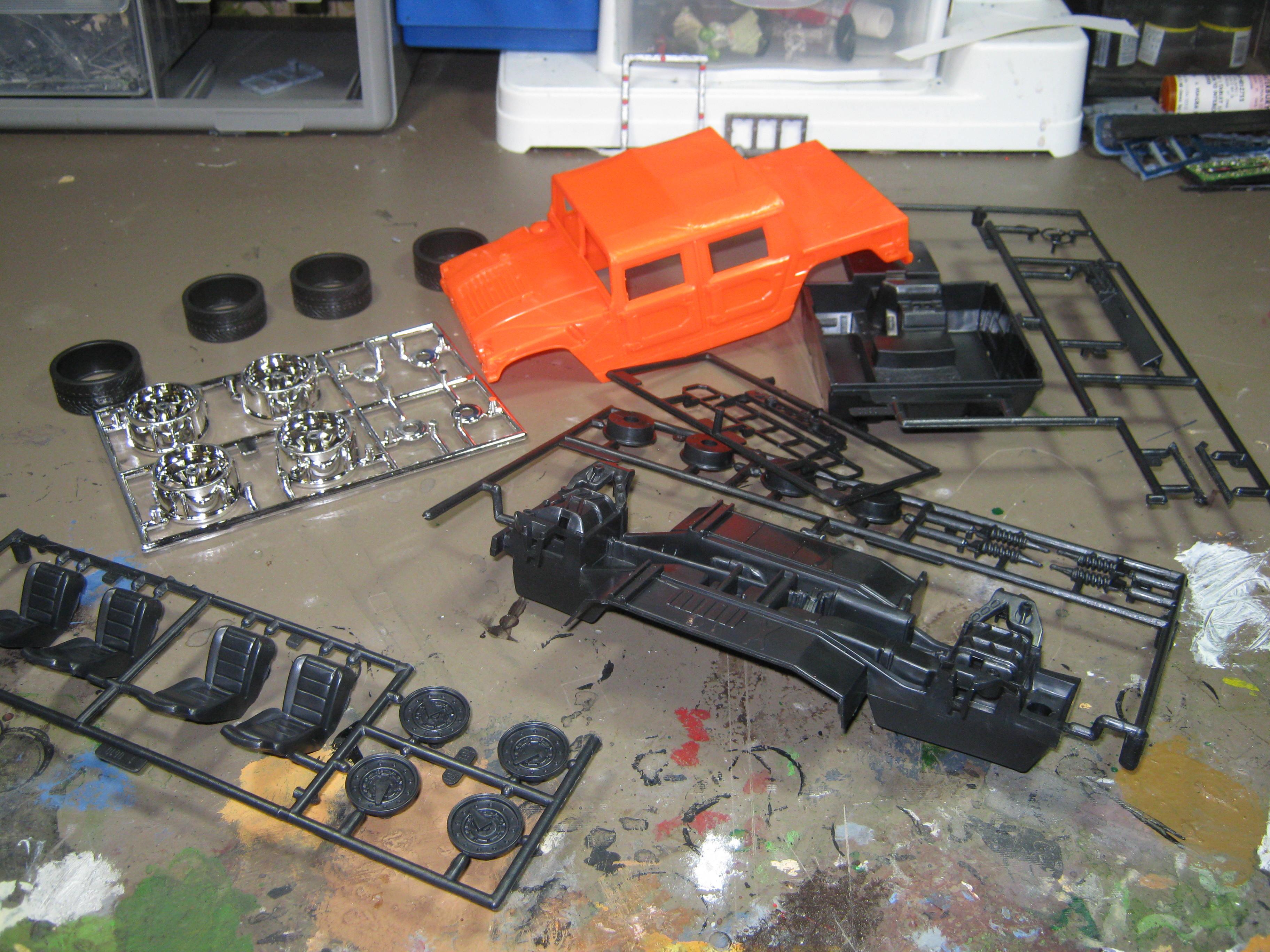 Battlewagon, Conversion, Orks, Plasticard, Warhammer 40,000