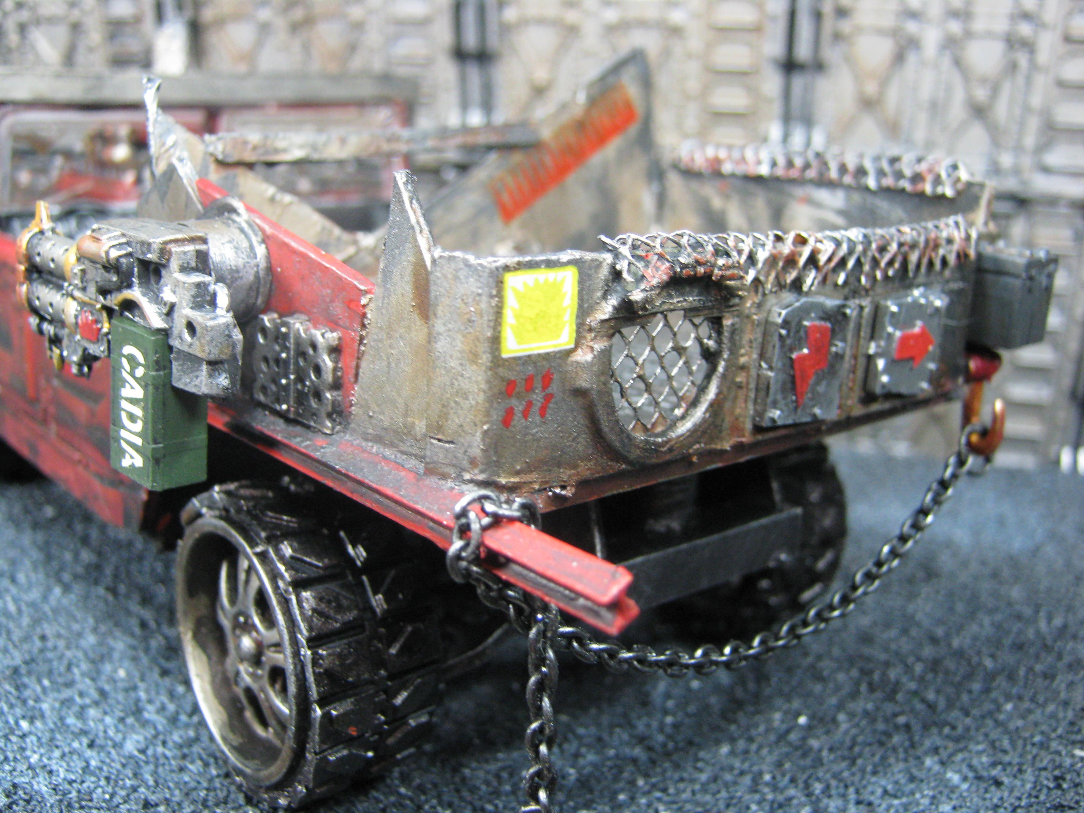 Battlewagon, Conversion, Orks, Plasticard, Warhammer 40,000