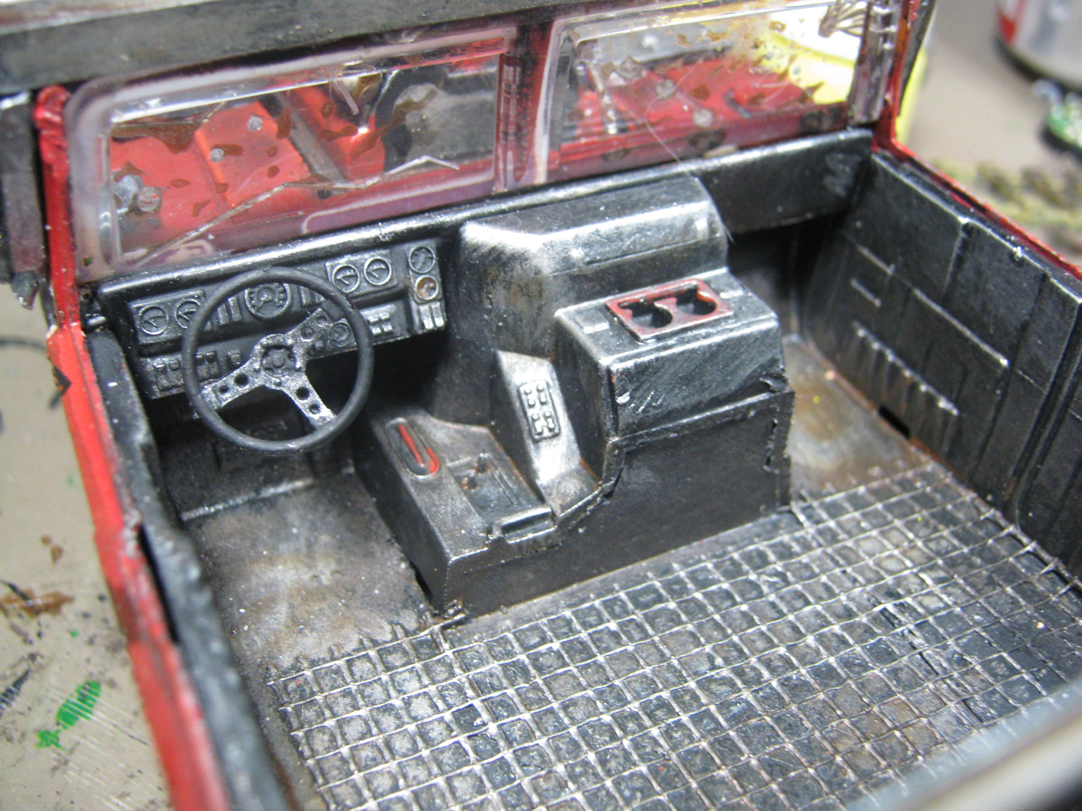 Battlewagon, Conversion, Orks, Plasticard, Warhammer 40,000