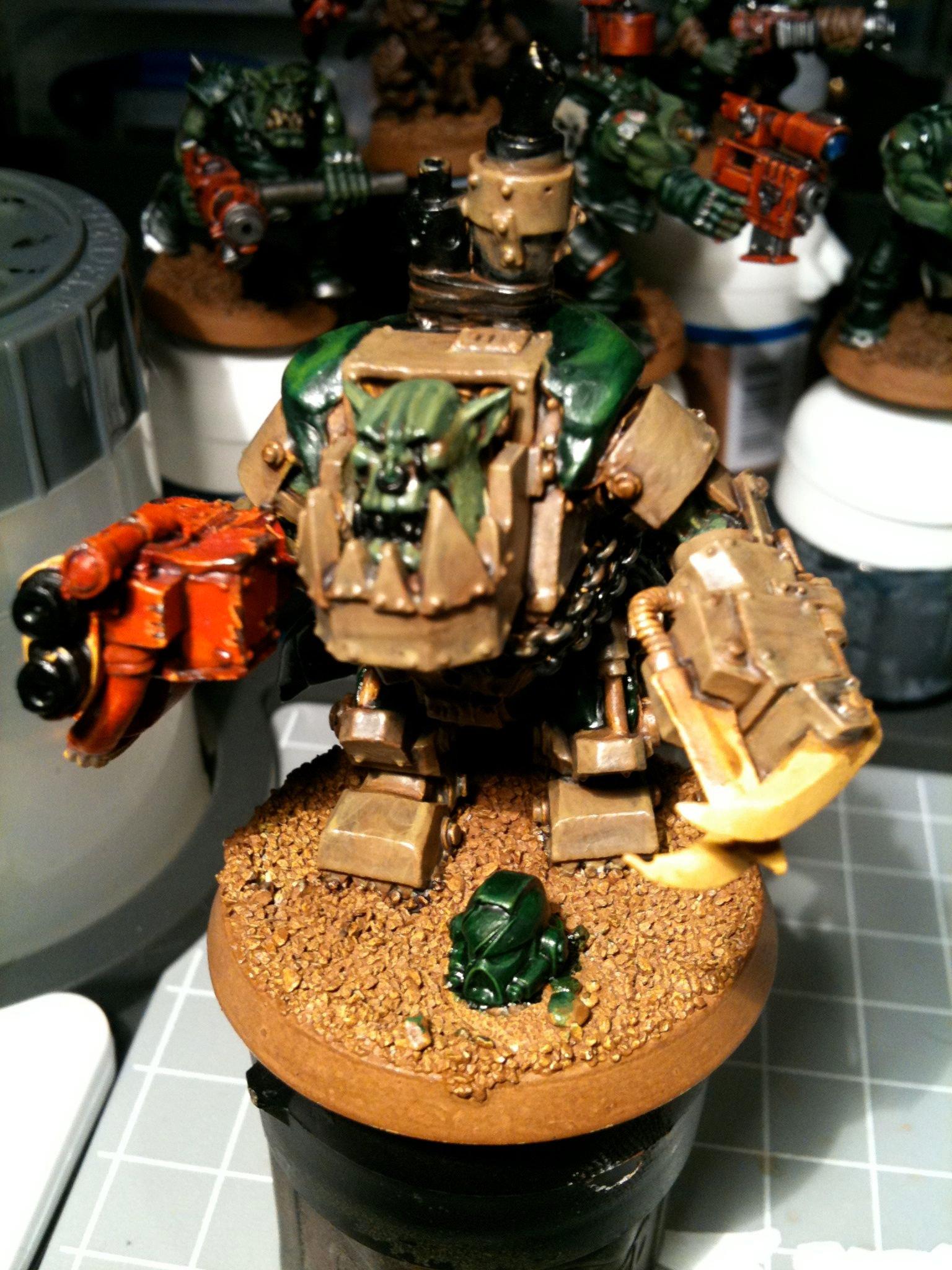 Da Ork Angelz, Meganob, Orks, Twin Linked Shoota, Work In Progress