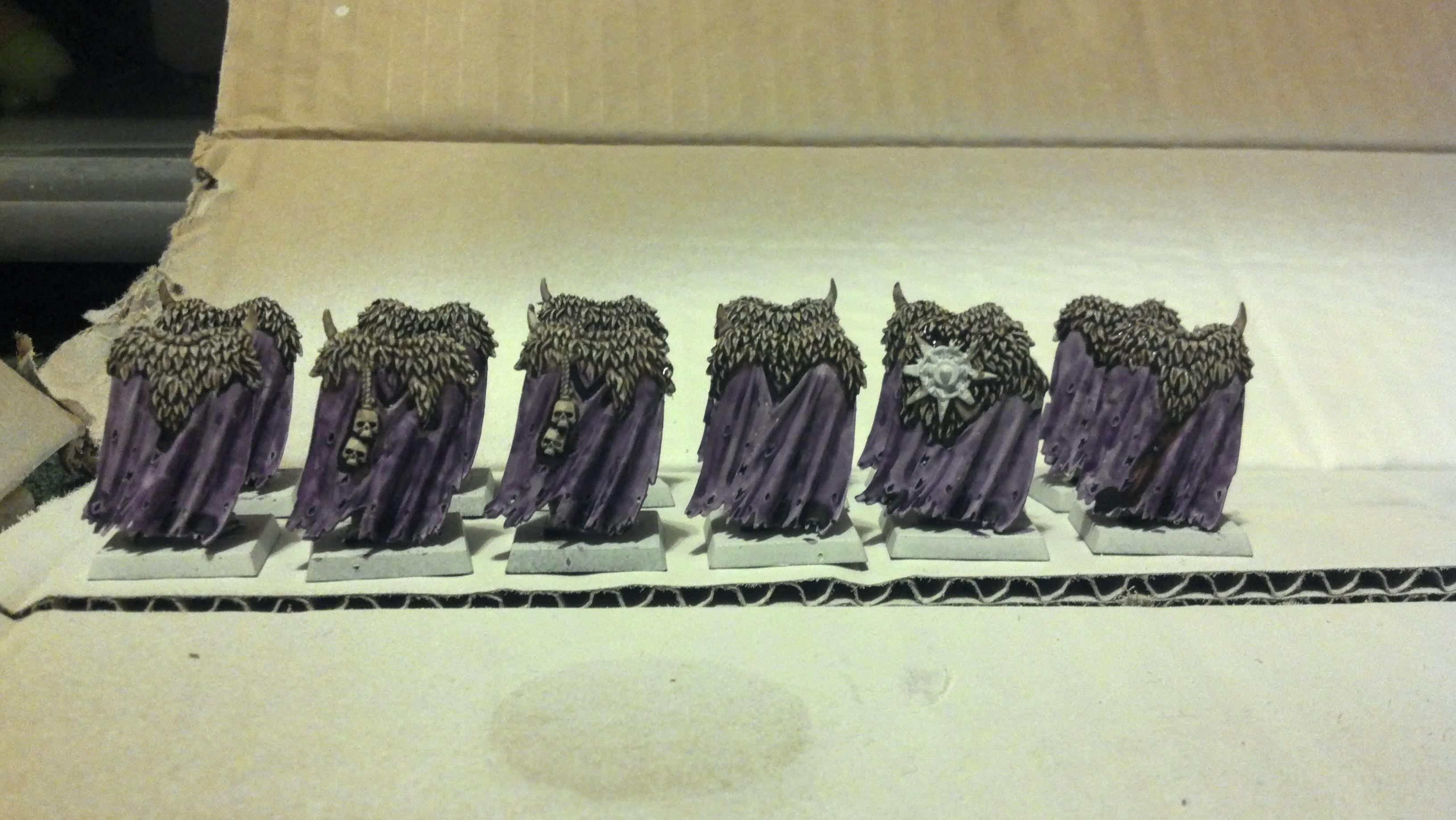 Back view of Brown & Purple Layer